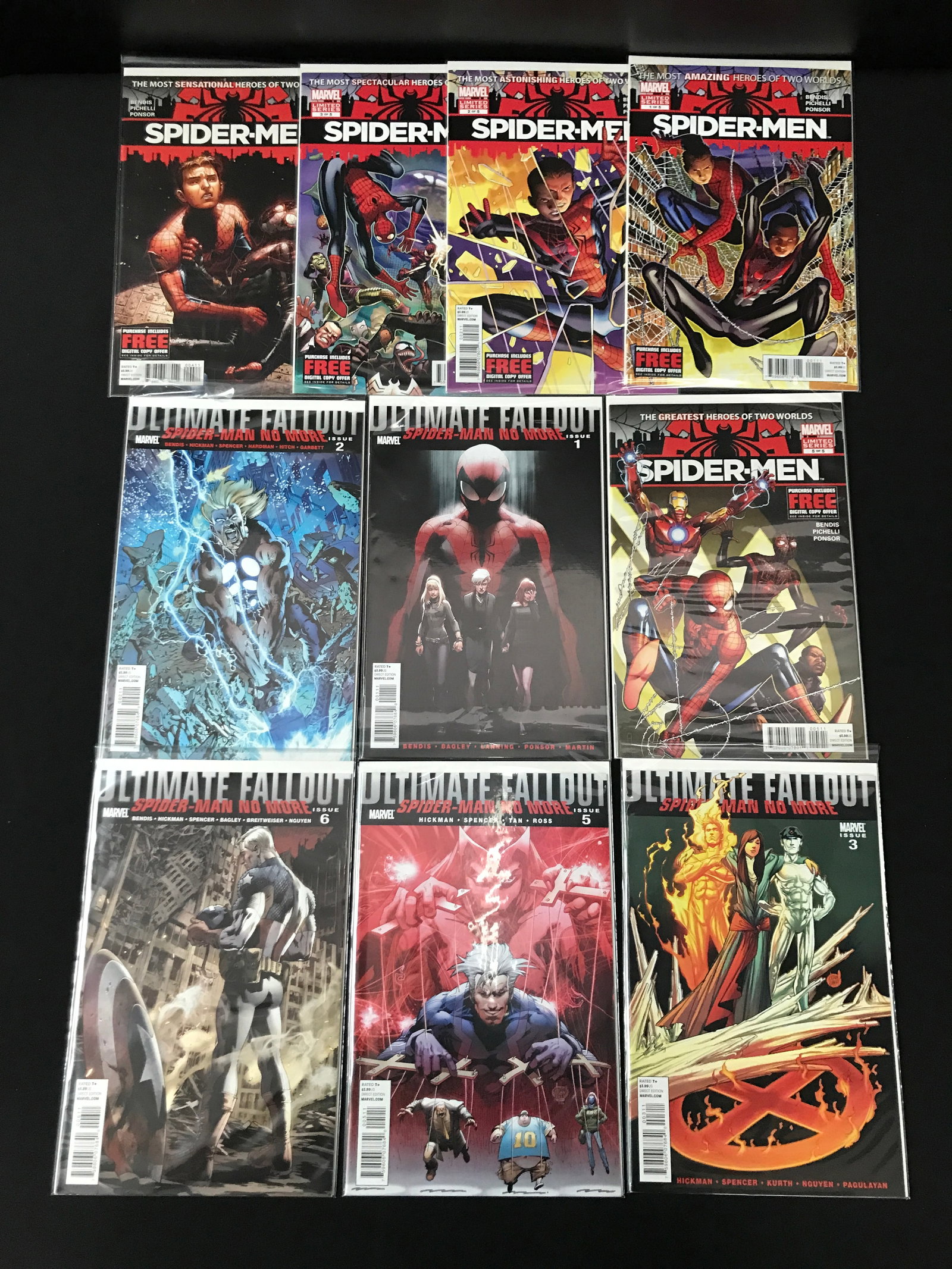 LOT OF 10 COMICS VARIOUS TITLES: Prices are in Canadian dollars