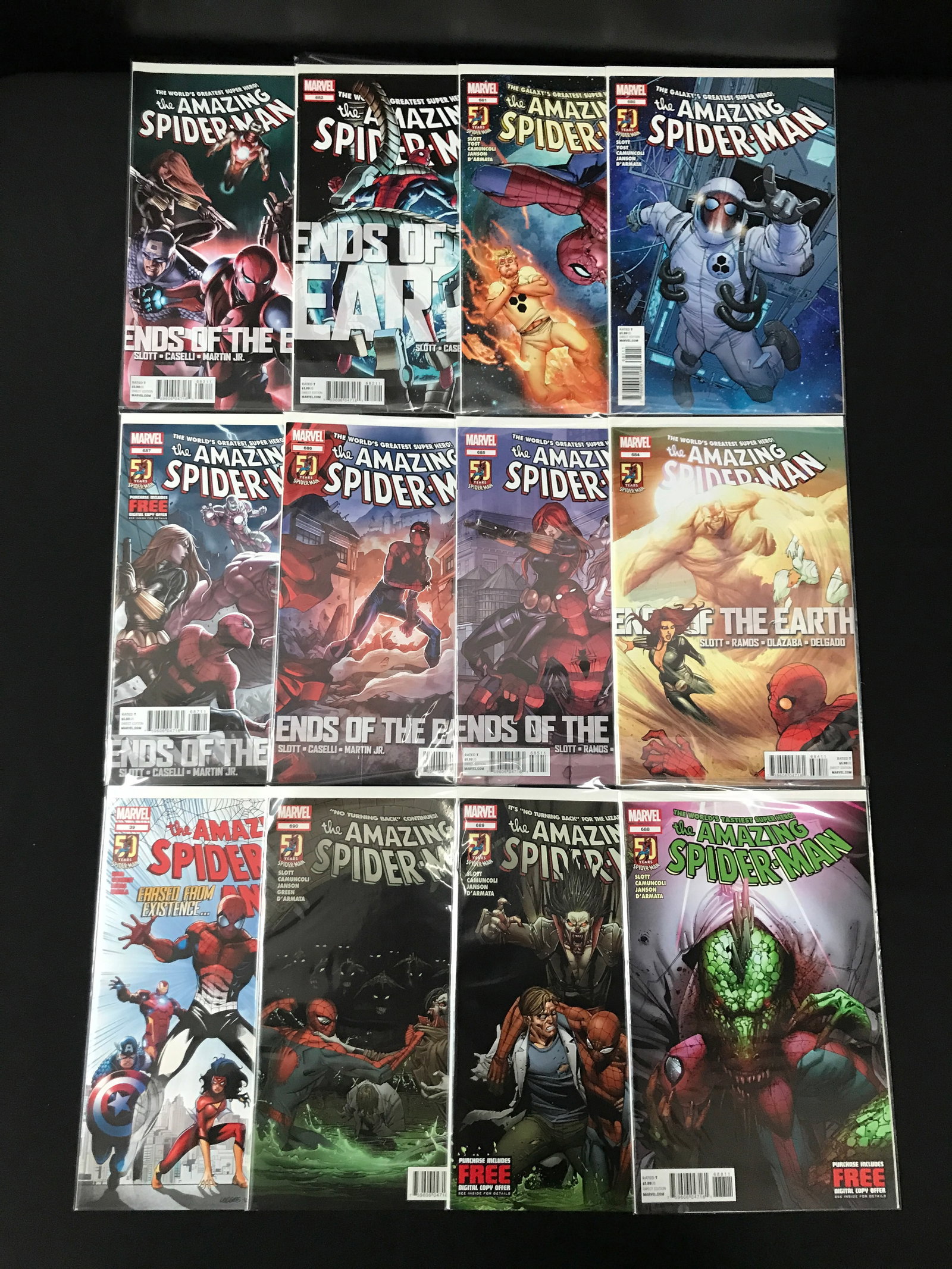 LOT OF 12 SPIDERMAN COMICS (MARVEL COMICS) (1 of 1)