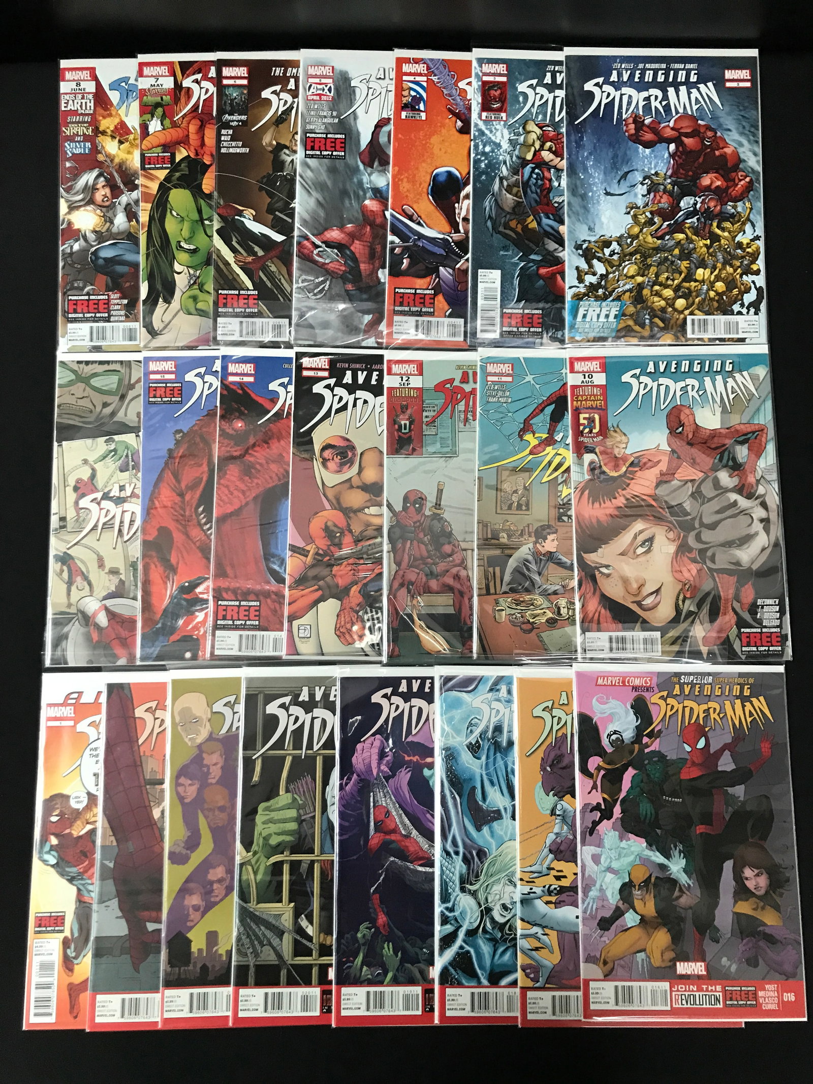 LOT OF 23 SPIDERMAN COMICS (MARVEL COMICS) (1 of 1)