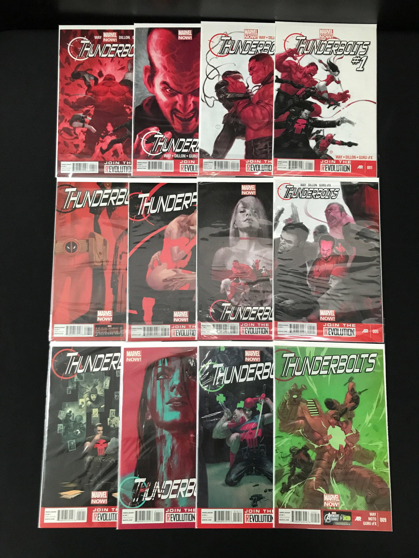 LOT 12 THUNDERBOLTS COMICS (MARVEL COMICS) (1 of 1)
