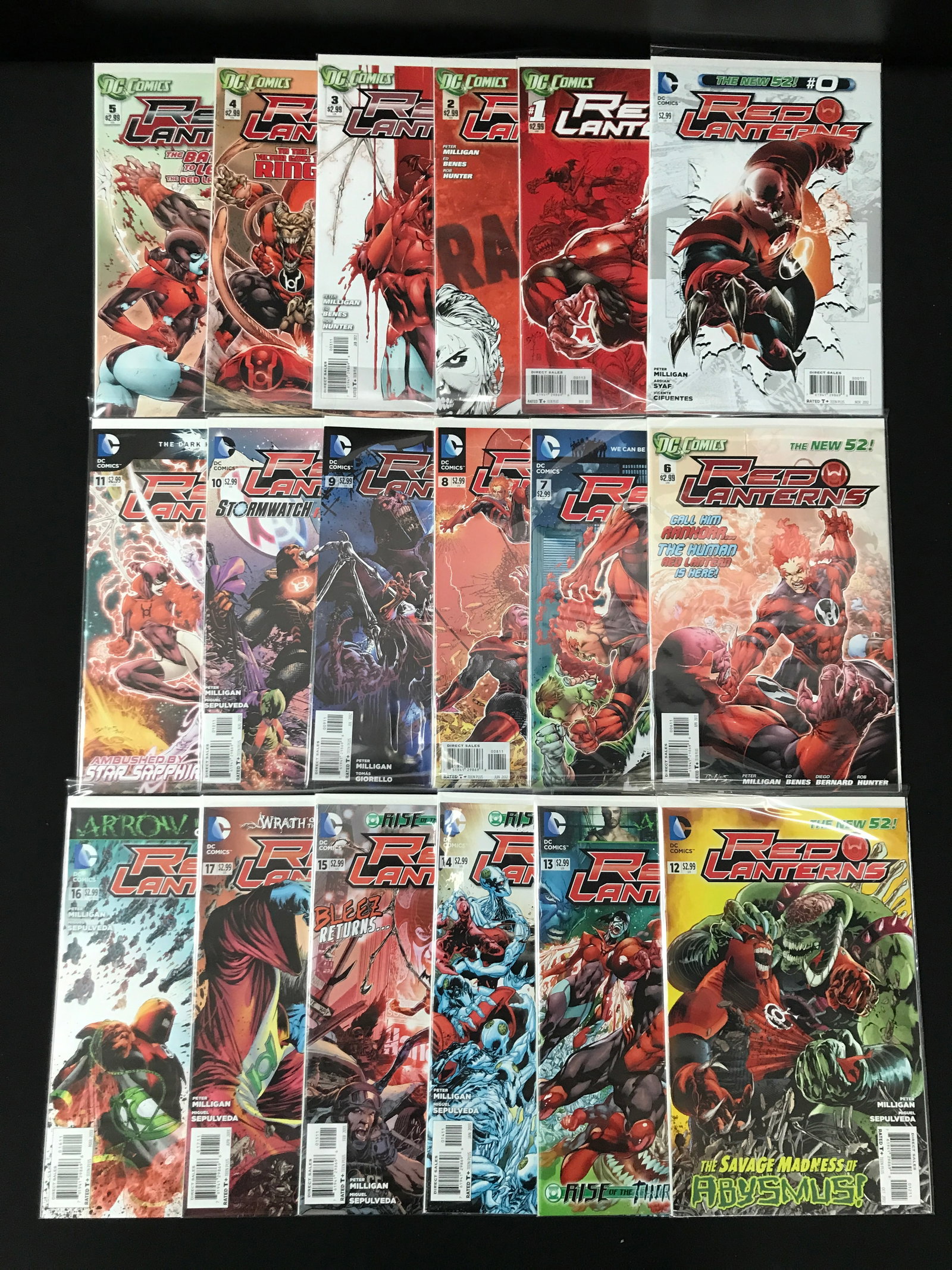 LOT OF 18 RED LANTERNS COMICS #0-18 - DC COMICS (1 of 1)
