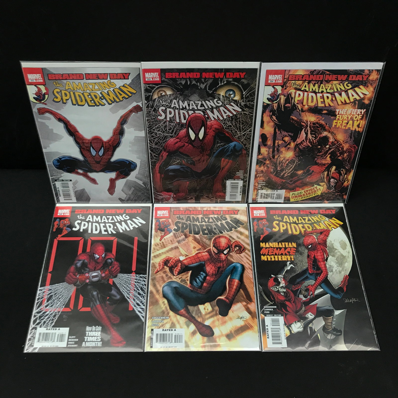 LOT OF 6 AMAZING SPIDERMAN COMICS - MARVEL COMICS (1 of 1)
