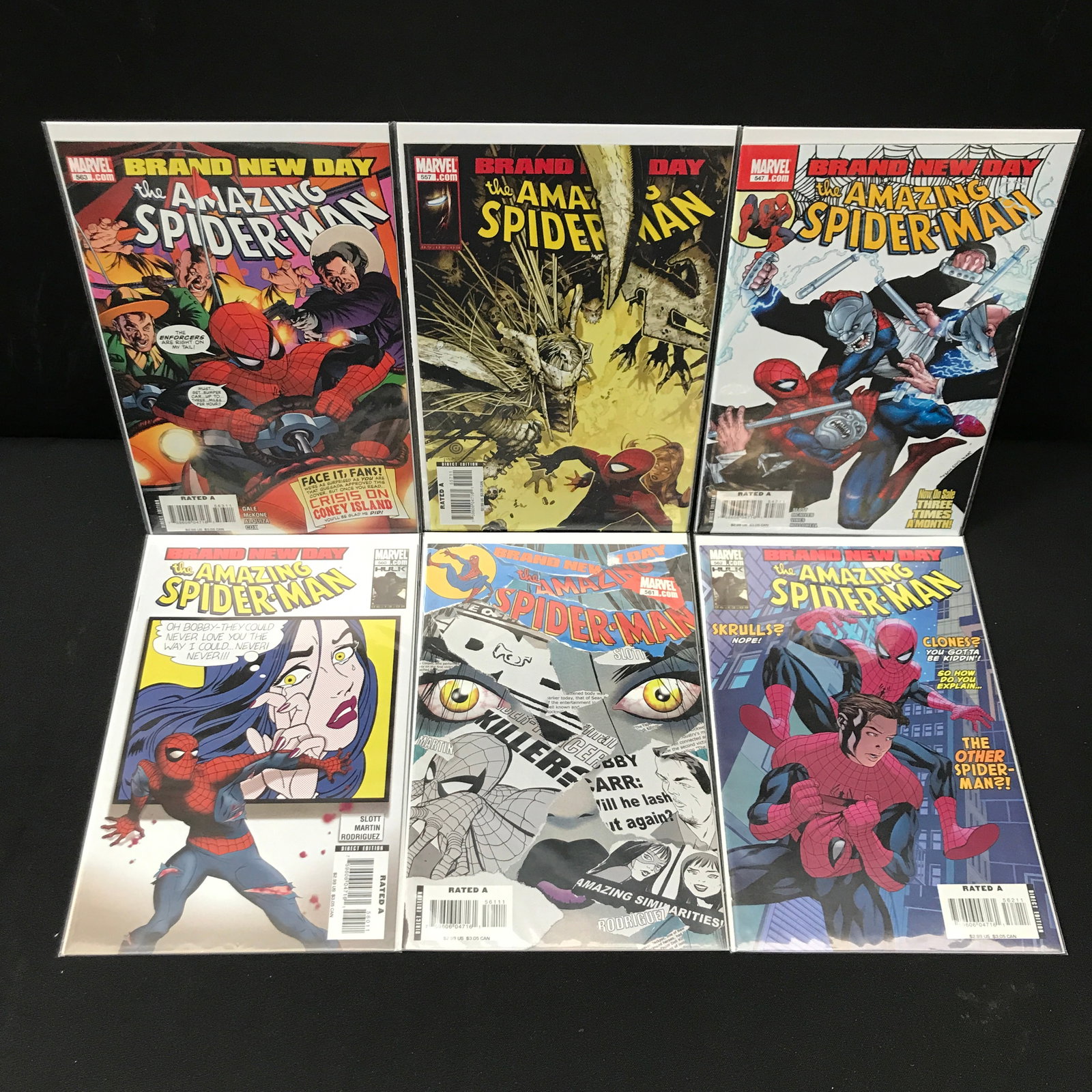 LOT OF 6 AMAZING SPIDERMAN COMICS - MARVEL COMICS (1 of 1)