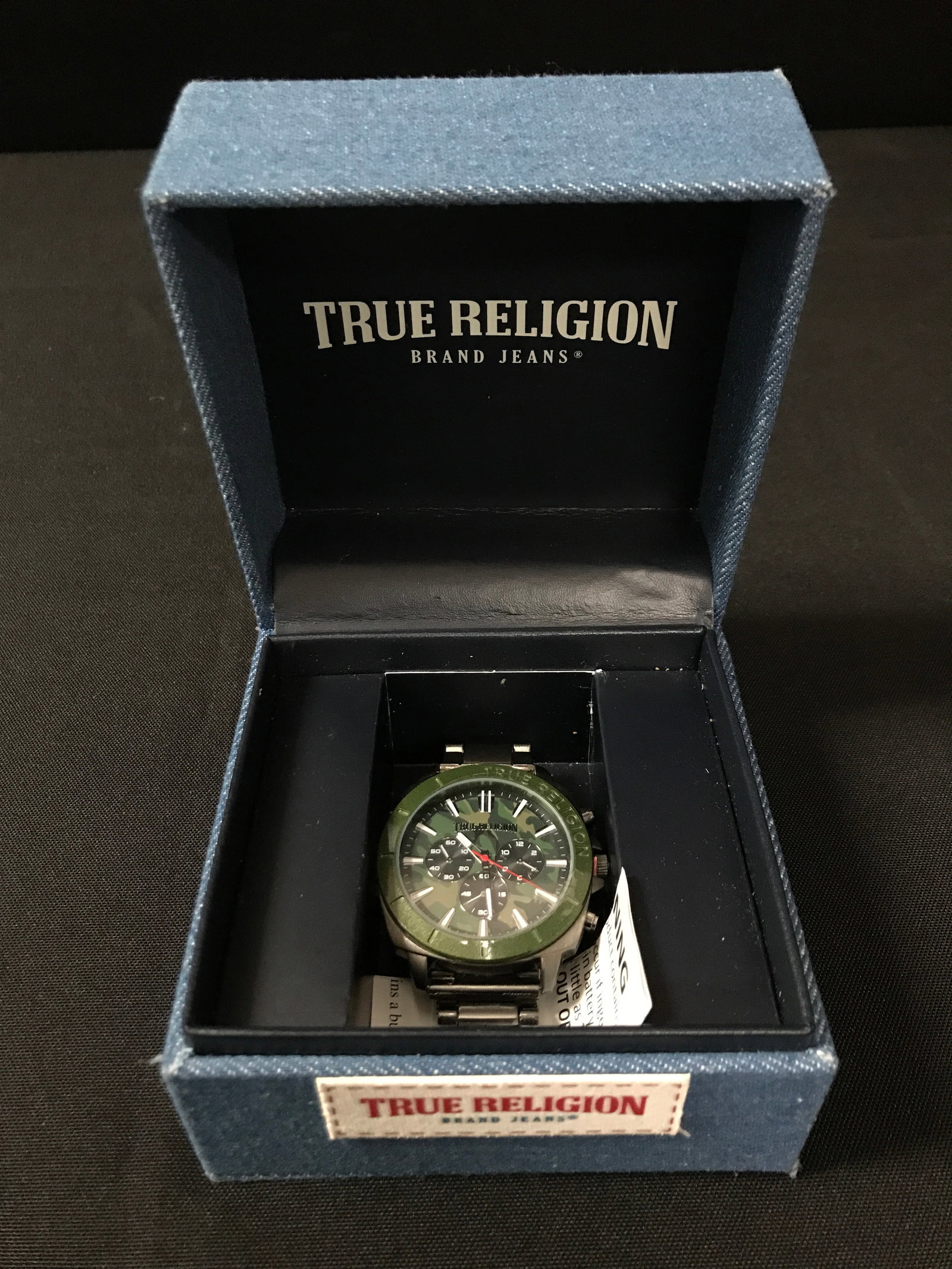BRAND NEW TRUE RELIGION MENS WRIST WATCH WITH BOX: Prices are in Canadian dollars