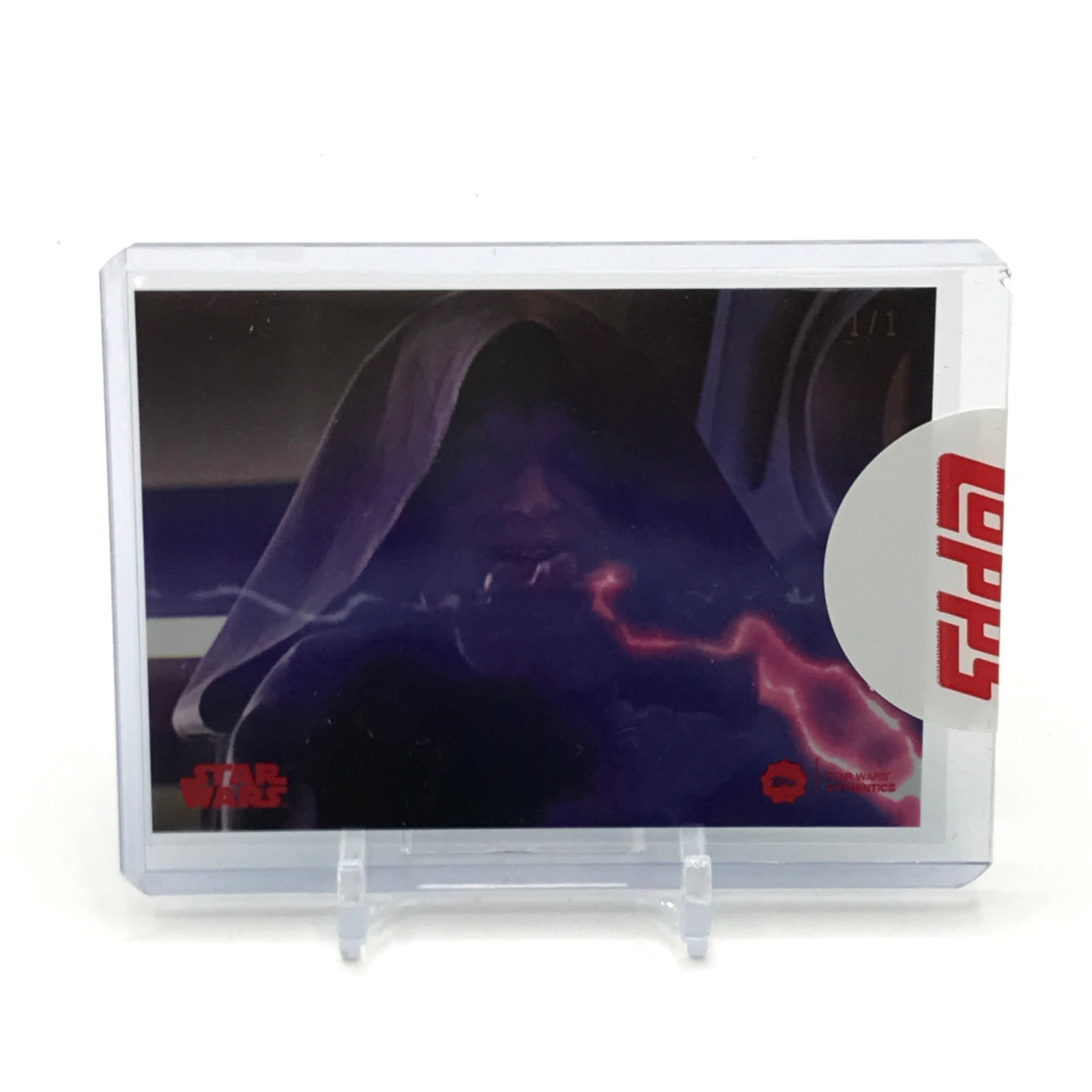 1 OF 1 TOPPS STAR WARS AUTHENTICS IAN MCDIARMID AS DARTH SIDIUS TRADING CARD: Prices are in Canadian dollars