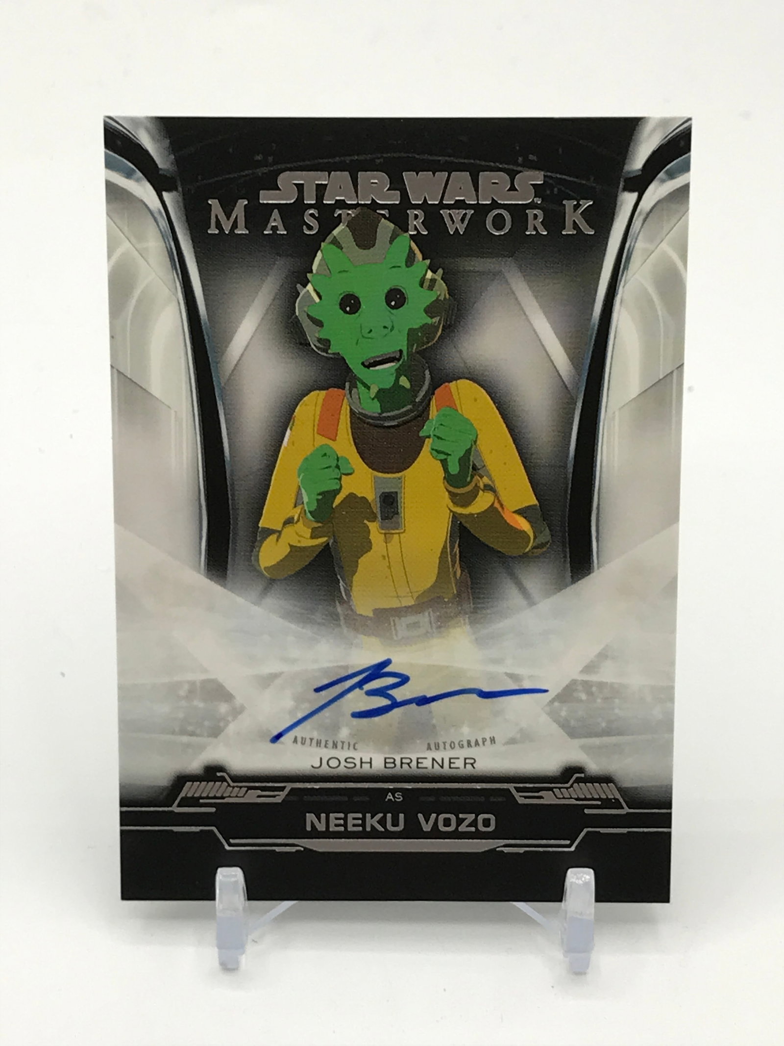 TOPPS STAR WARS JOSH BRENER NEEKU VOZA AUTOGRAPHED TRADING CARD: Prices are in Canadian dollars