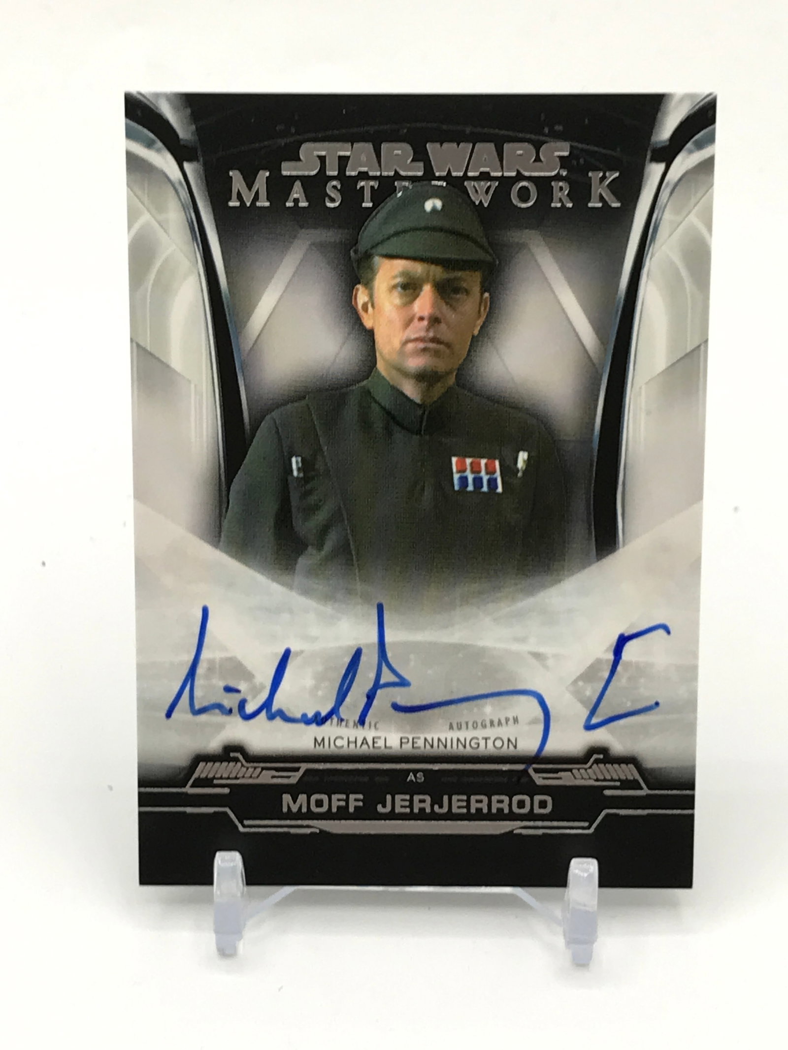 TOPPS STAR WARS MASTERWORK MICHAEL PENNINGTON SIGNED MOFF JERJERROD TRADING CARD: Prices are in Canadian dollars