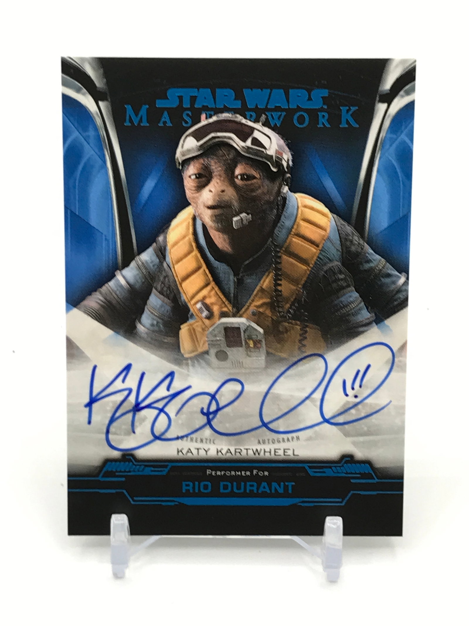 TOPPS STAR WARS MASTERWORK KATY KARTWHEEL SIGNED RIO DURANT TRADING CARD 97/99: Prices are in Canadian dollars