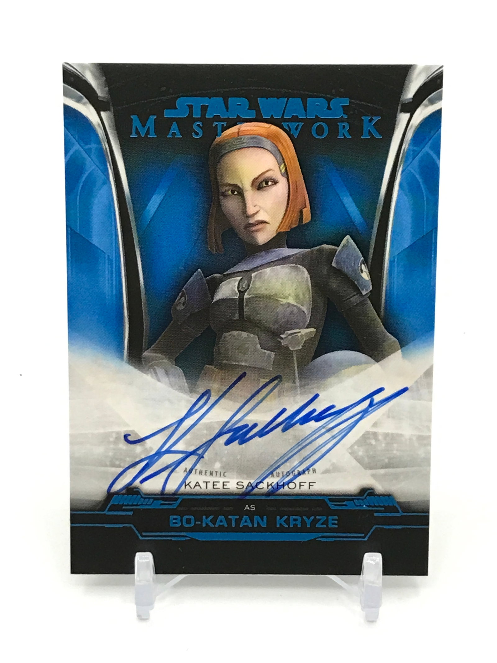 TOPPS STAR WARS MASTERWORK KATEE SACKHOFF SIGNED BO-KATAN KRYZE TRADING CARD 08/99: Prices are in Canadian dollars
