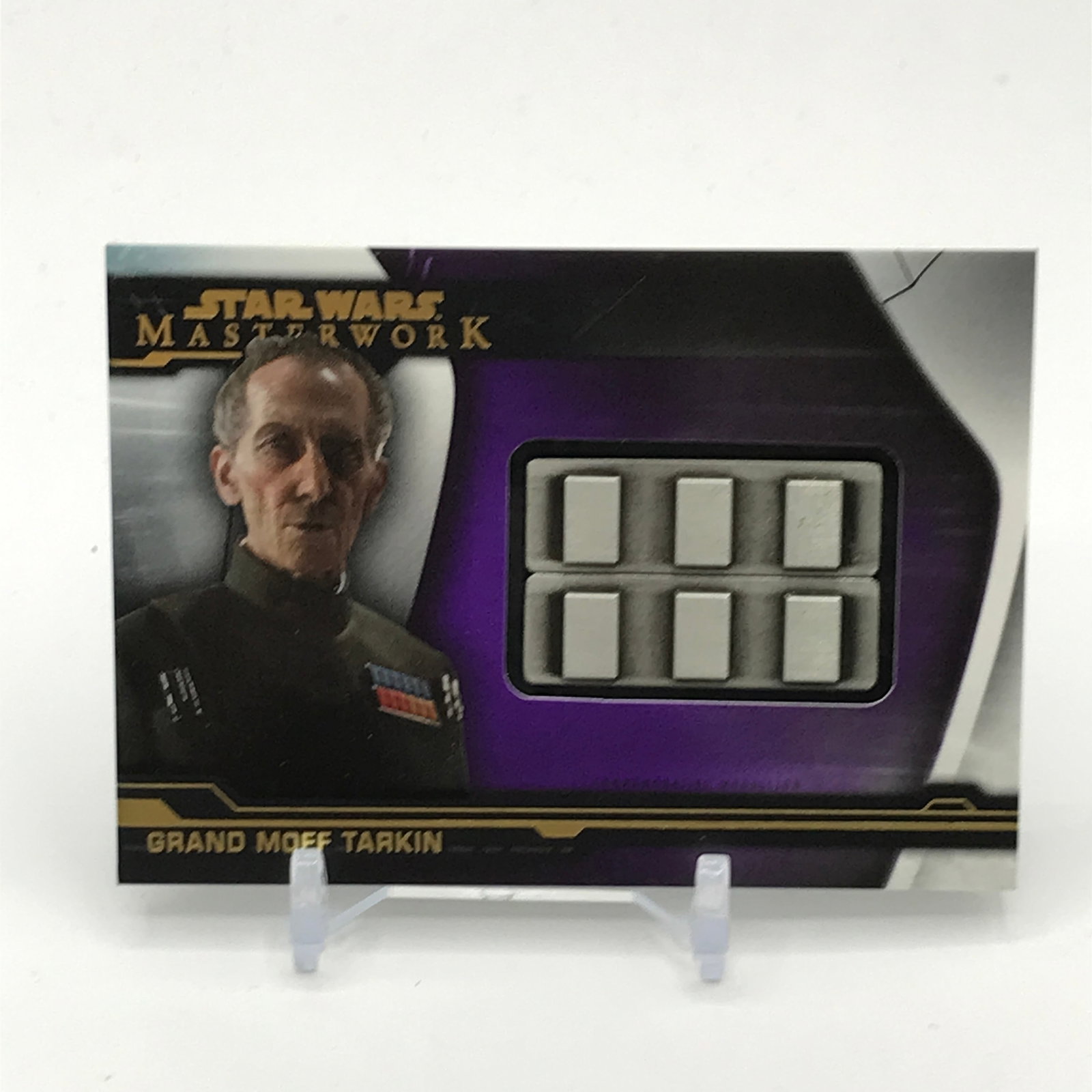 TOPPS STAR WARS MASTERWORK ARTIFACT MEDALLION GRAND MOFF TARKIN TRADING CARD: Prices are in Canadian dollars