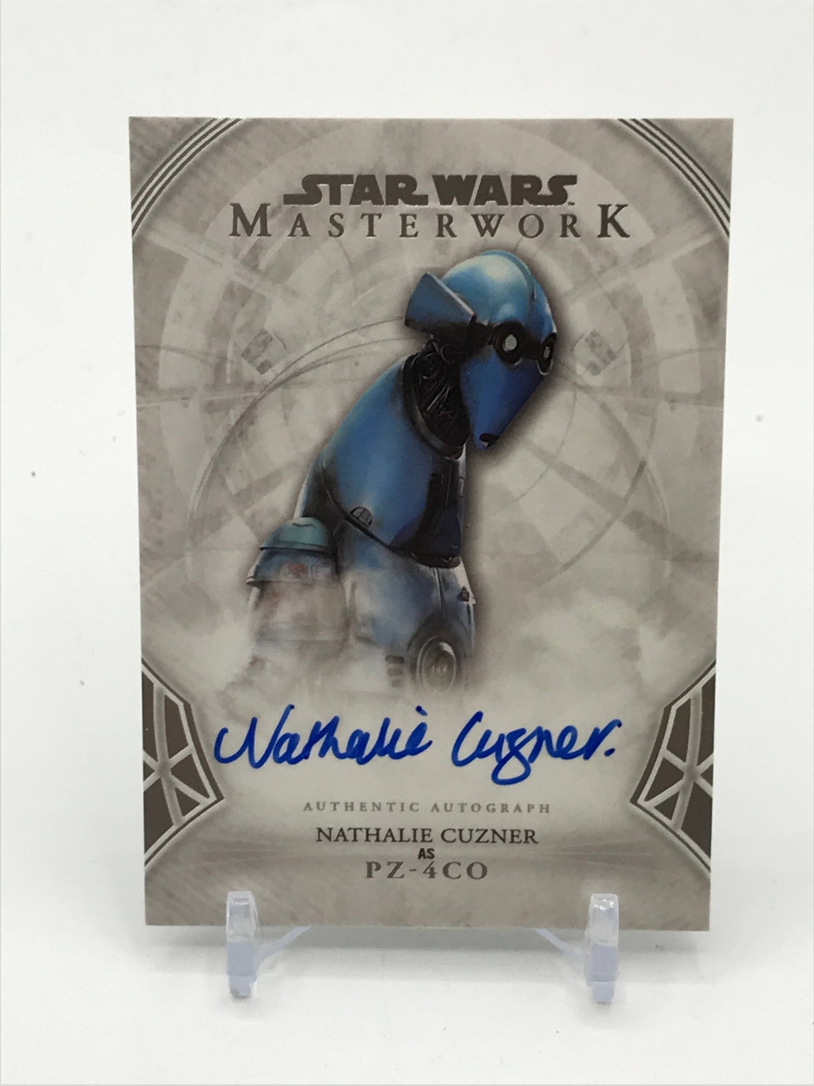 TOPPS STAR WARS MASTERWORK NATHALIE CUZNER SIGNED PZ-4CO TRADING CARD: Prices are in Canadian dollars