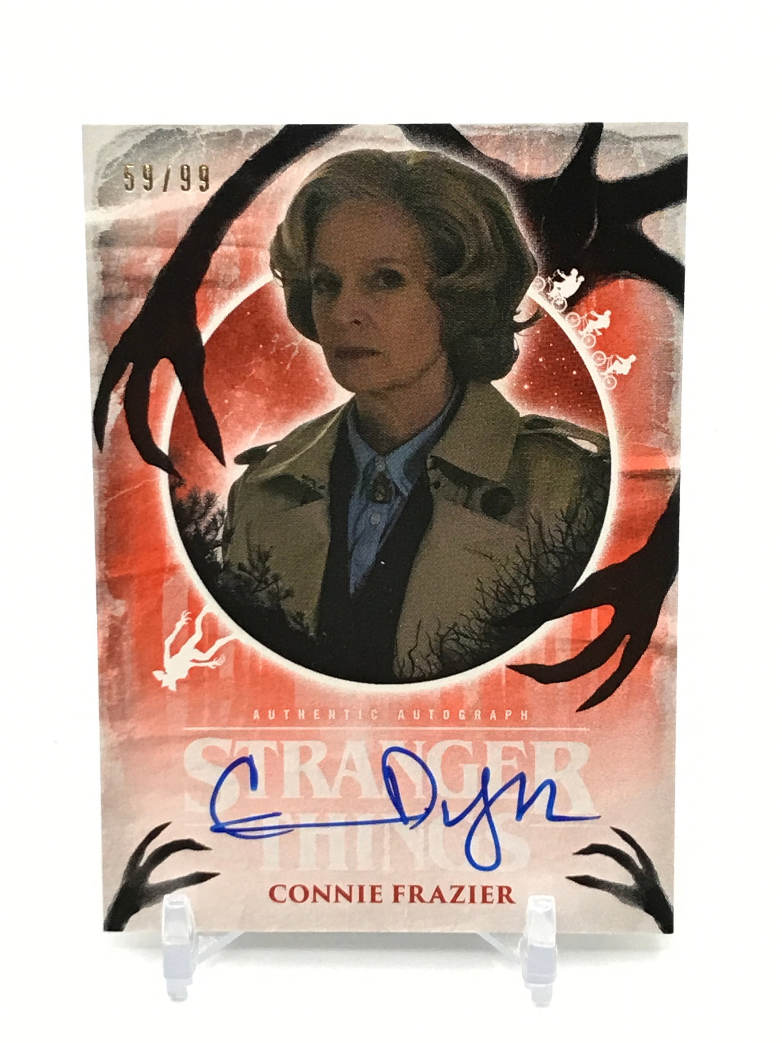 TOPPS NETFLIX STRANGER THINGS WELCOME TO THE UPSIDE DOWN CATHERINE SIGNED TRADING CARD 59/99: Prices are in Canadian dollars