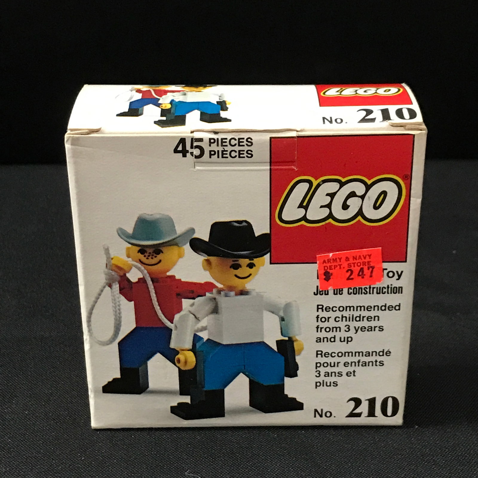COMPLETE LEGO 210 IN ORIGINAL PACKAGING: Prices are in Canadian dollars