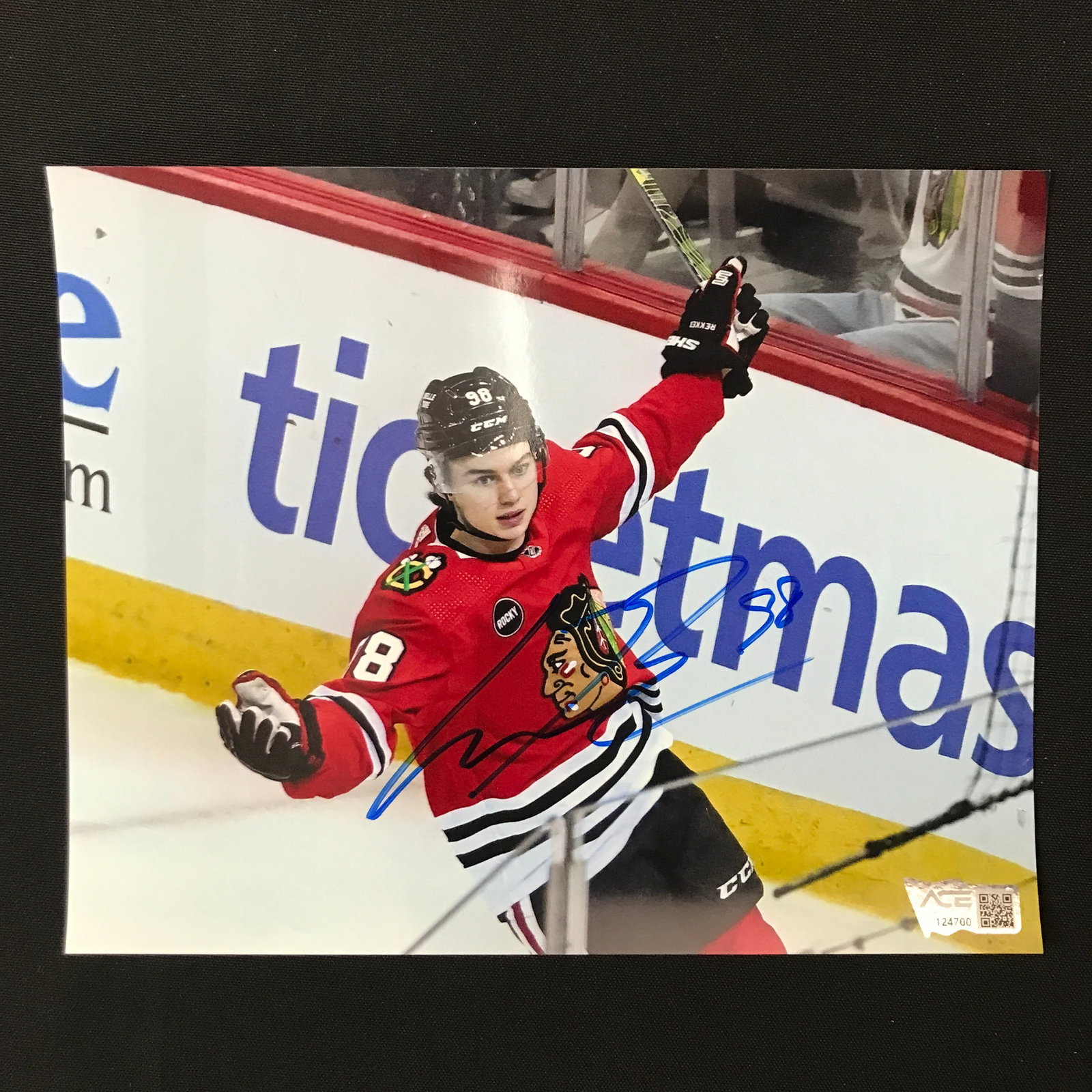 CONNOR BEDARD SIGNED 8 X 10 (ACE COA) (1 of 1)