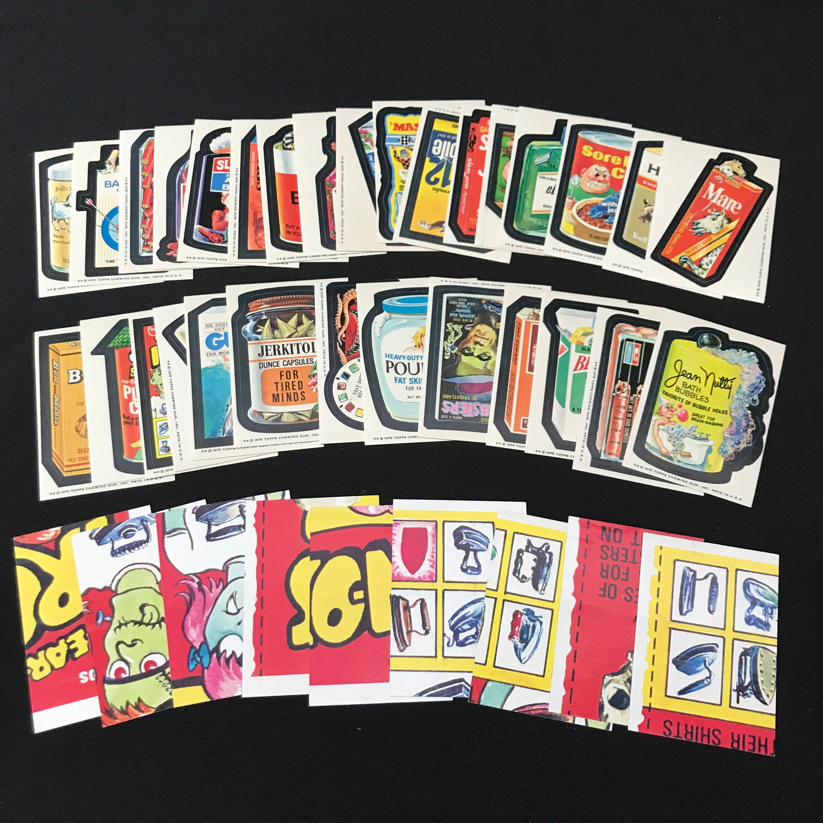 VINTAGE 1980'S WACKY PACKS LOT: Prices are in Canadian dollars