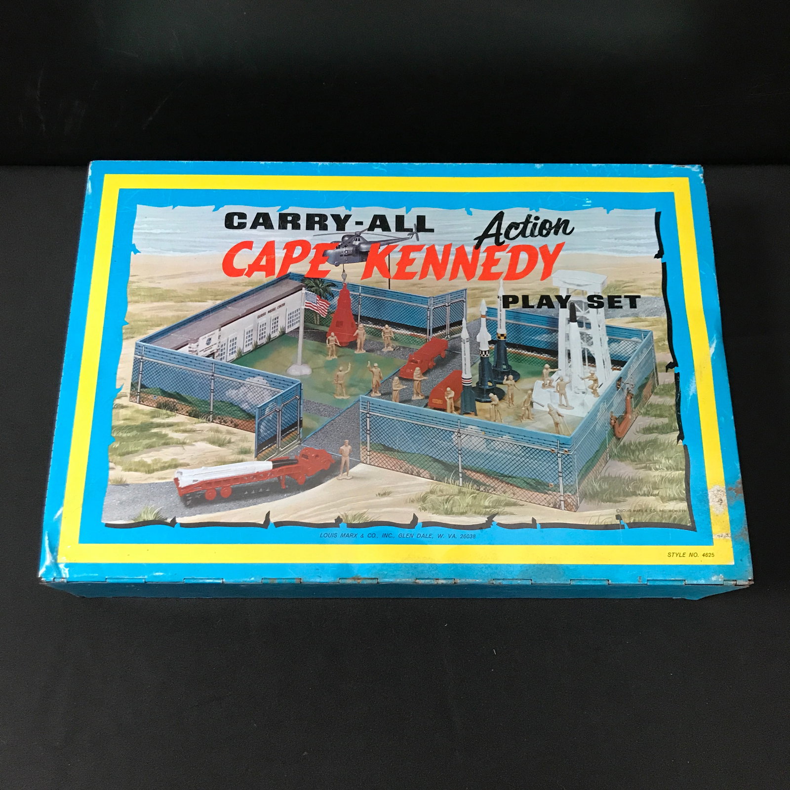 1960 CARRY ALL CAPE KENNEDY PLAY SET IN ORIGINAL PACKAGING: Prices are in Canadian dollars