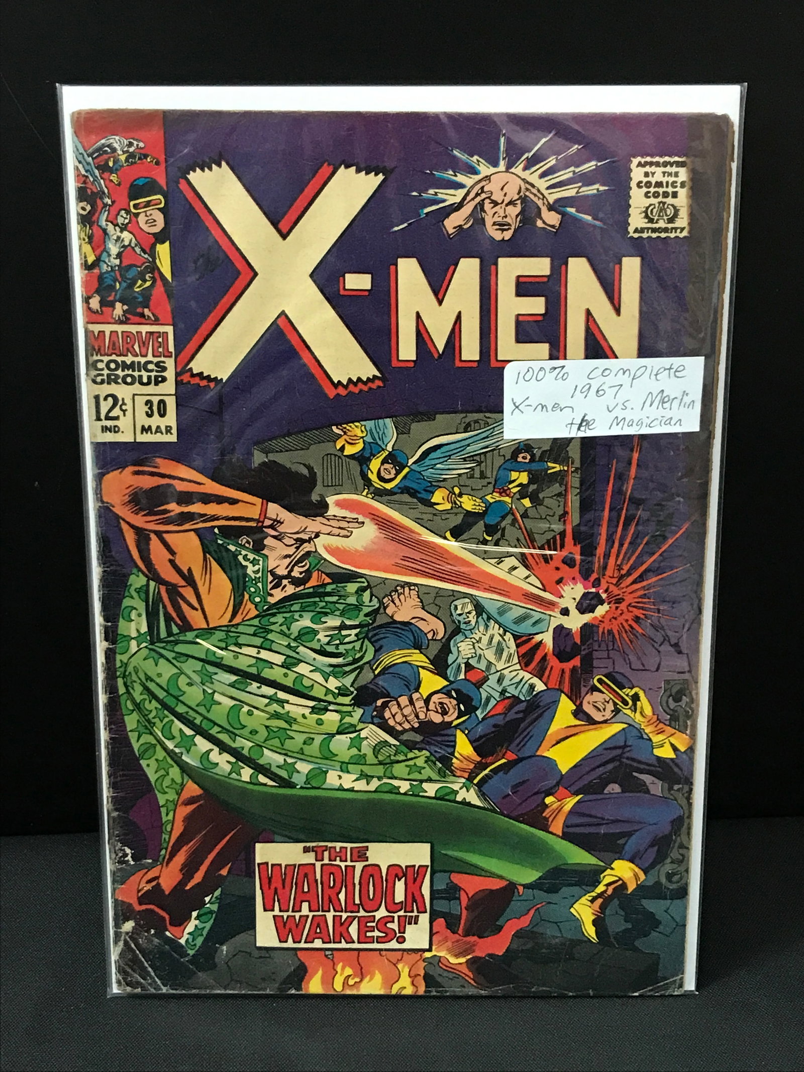 THE X-MEN #30 (1967) 100% COMPLETE X-MEN VS MERLIN THE MAGICIAN - MARVEL COMICS: Prices are in Canadian dollars