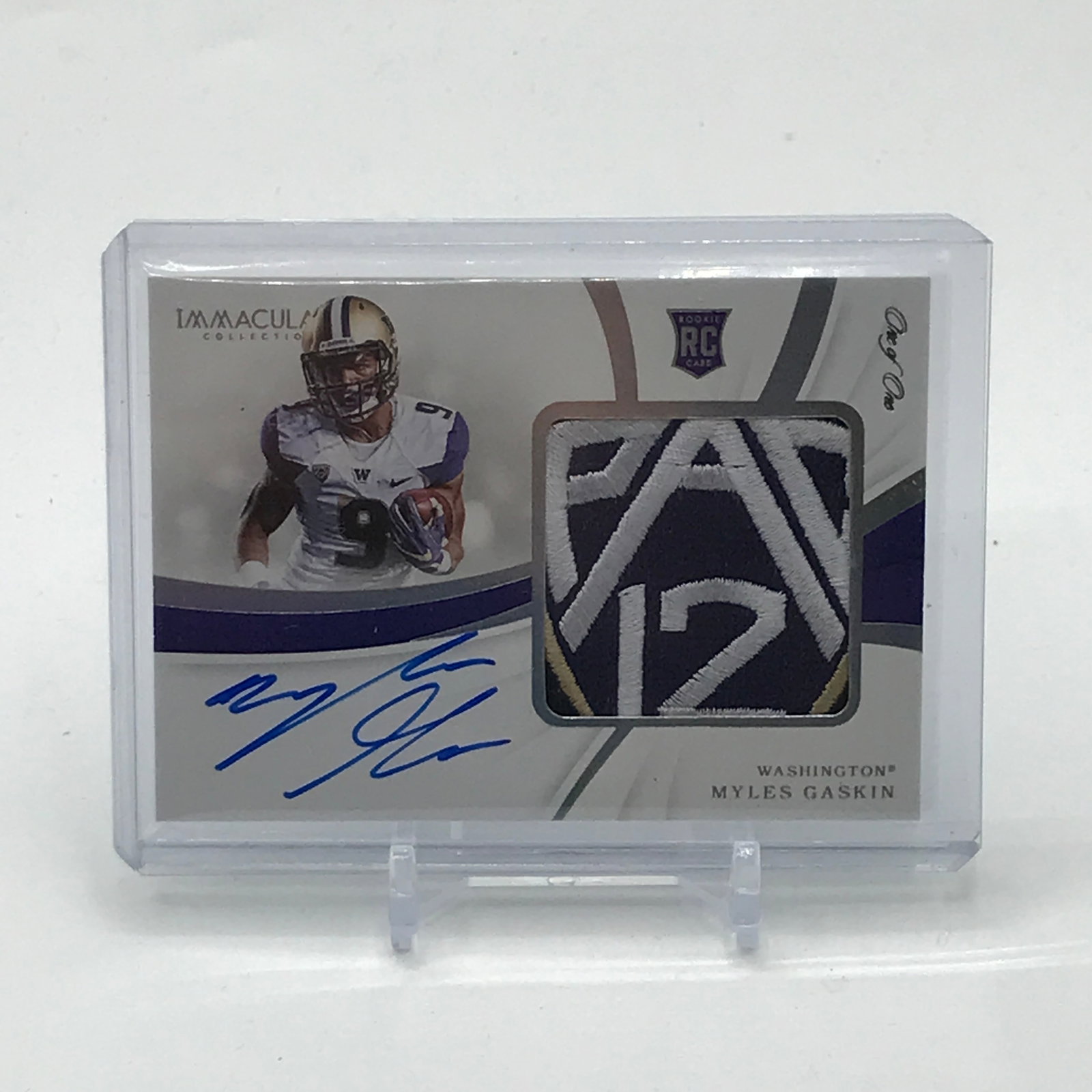 1 OF 1 2019 PANINI IMMACULATE COLLECTION MYLES GASKIN ROOKIE PATCH AUTO: Prices are in Canadian dollars