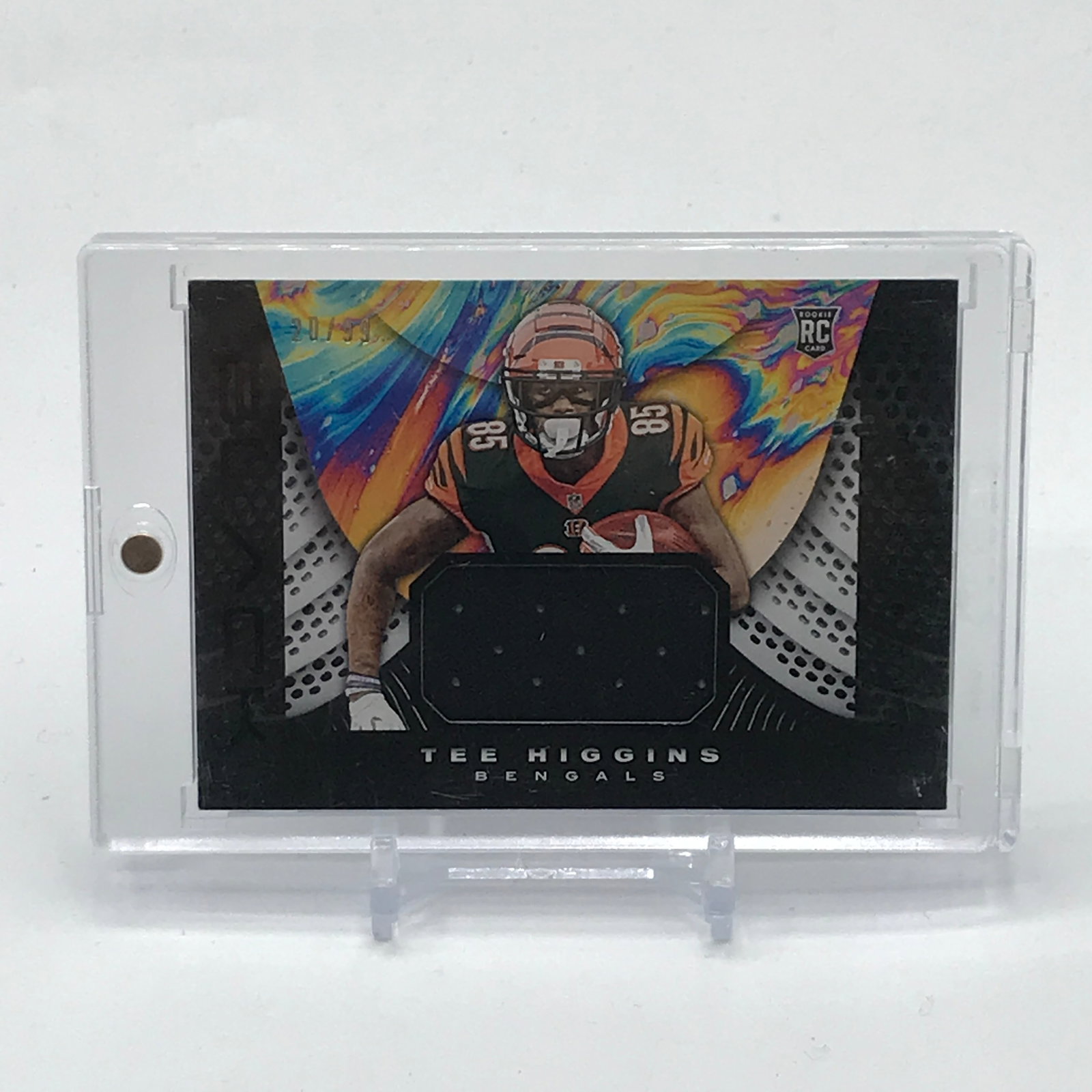 2020 PANINI BLACK FOOTBALL TEE HIGGINS ROOKIE PATCH TRADING CARD 20/99: Prices are in Canadian dollars