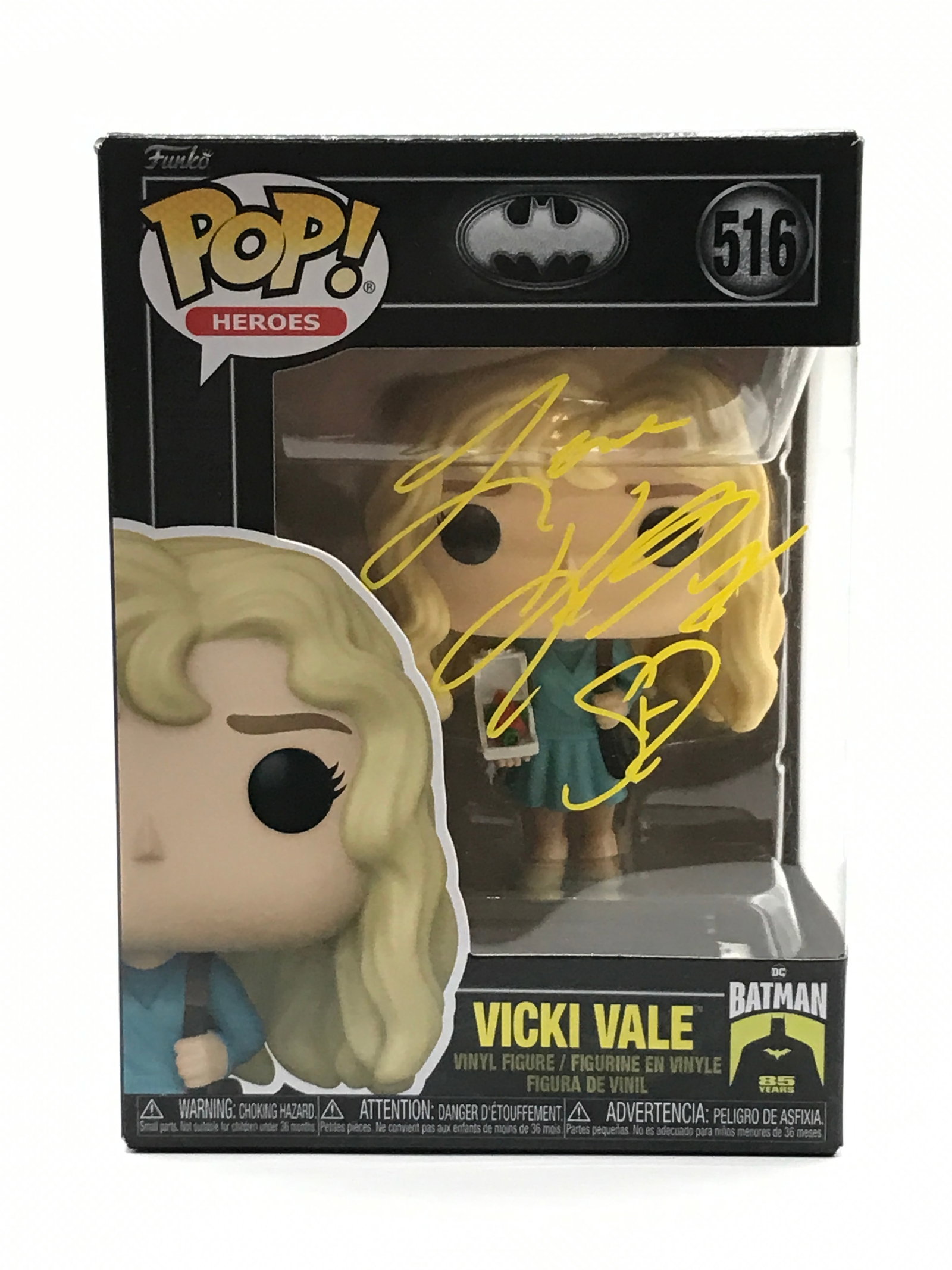 KIM BASINGER SIGNED VICKI VALE FUNKO POP - KB COA (1 of 2)