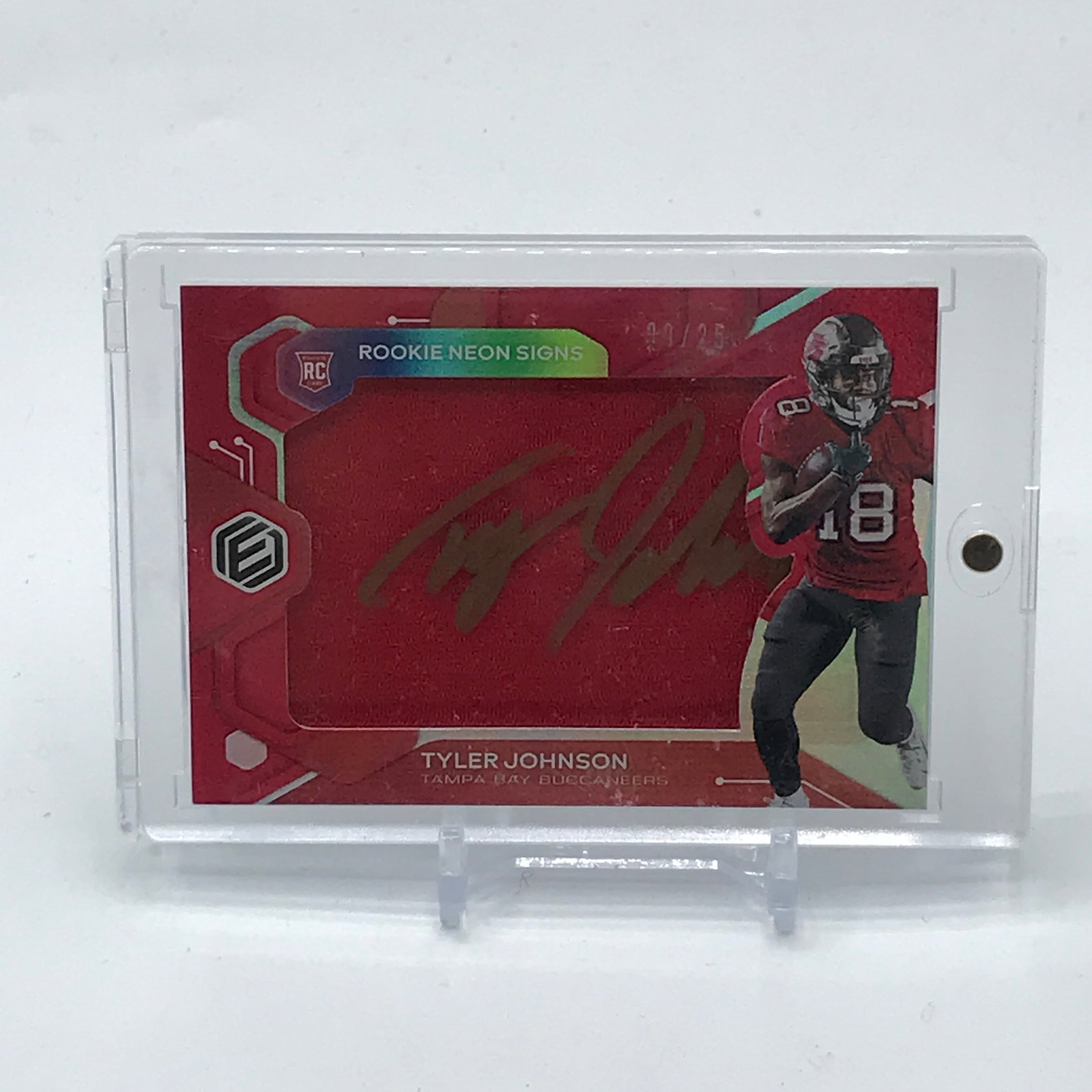 2020 PANINI ELEMENTS FOOTBALL TYLER JOHNSON SIGNED ROOKIE PATCH TRADING CARD 09/25: Prices are in Canadian dollars