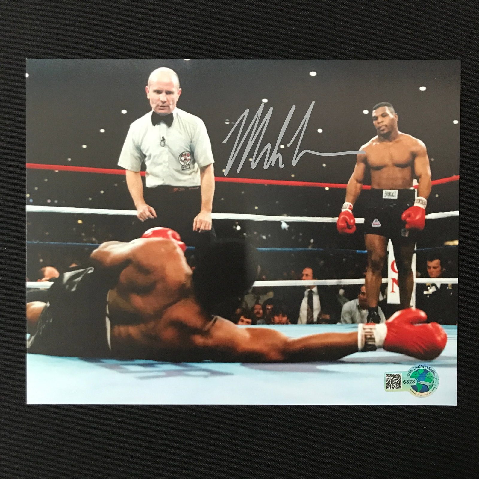 MIKE TYSON SIGNED 8X10 - WWOC COA: Prices are in Canadian dollars