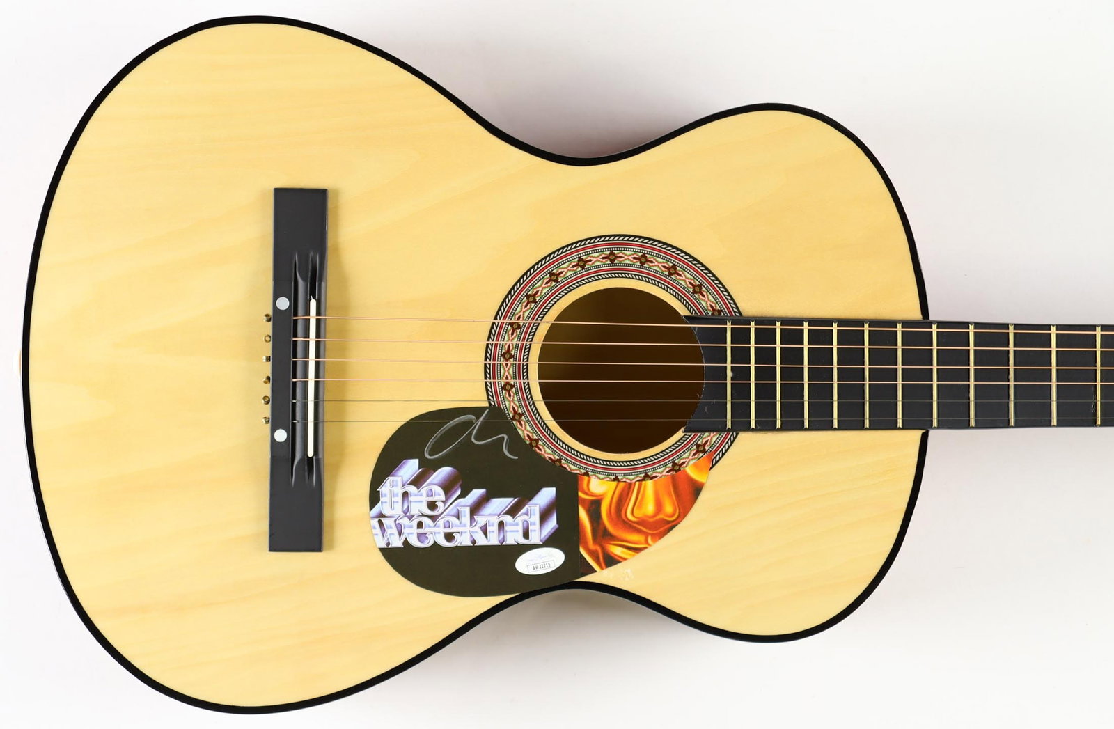 THE WEEKEND SIGNED ACOUSTIC GUITAR - JSA COA (1 of 3)