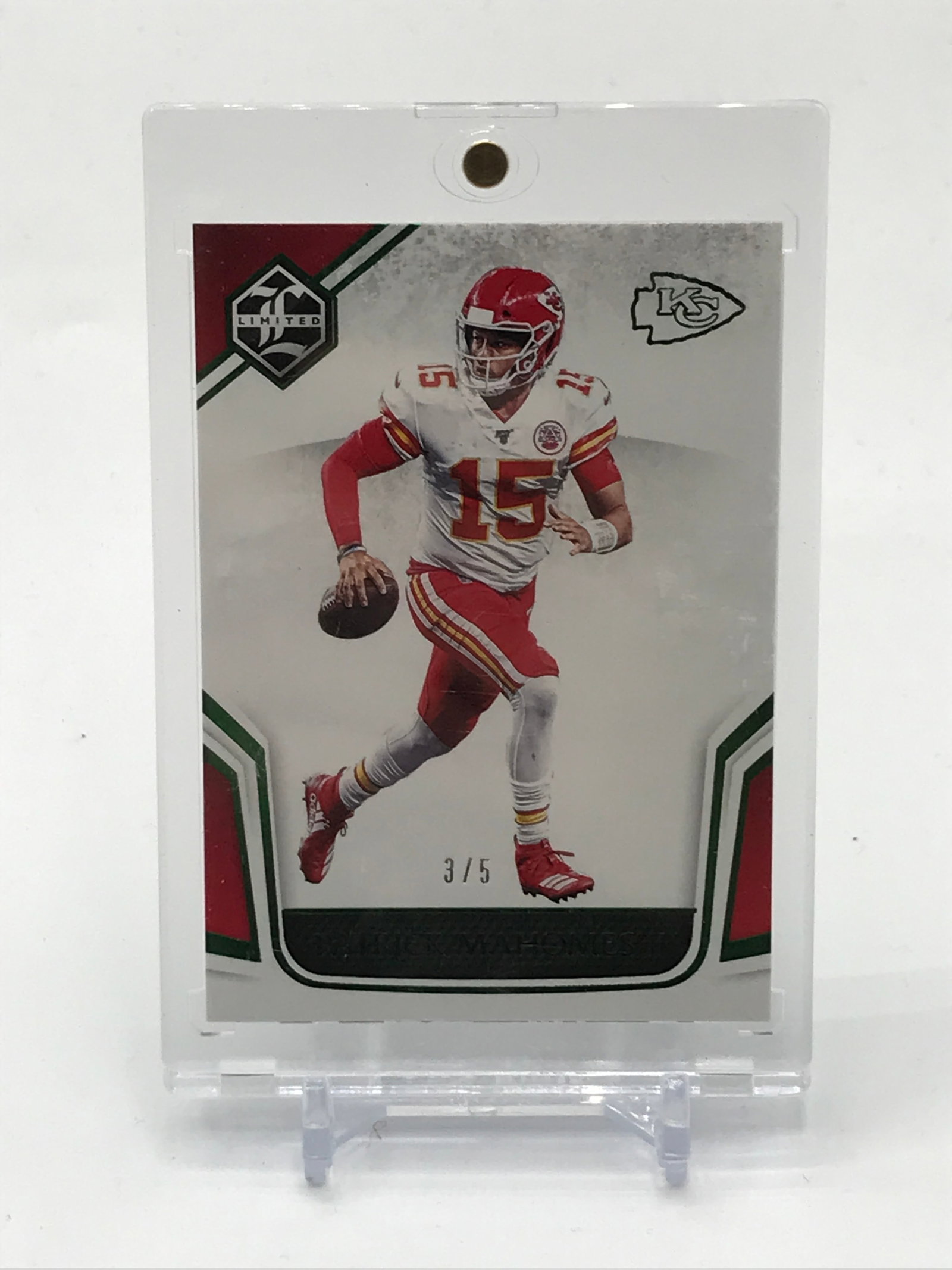 2019 PANINI LIMITED FOOTBALL PATRICK MAHOMES TRADING CARD 3/5: Prices are in Canadian dollars