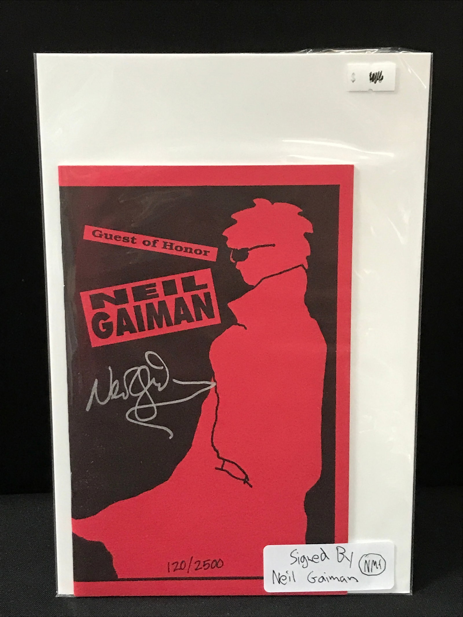 NEIL GAIMAN GUEST OF HONOR ASHCAN #0 SIGNED BY NEIL GAIMAN 120/2500 (1 of 1)