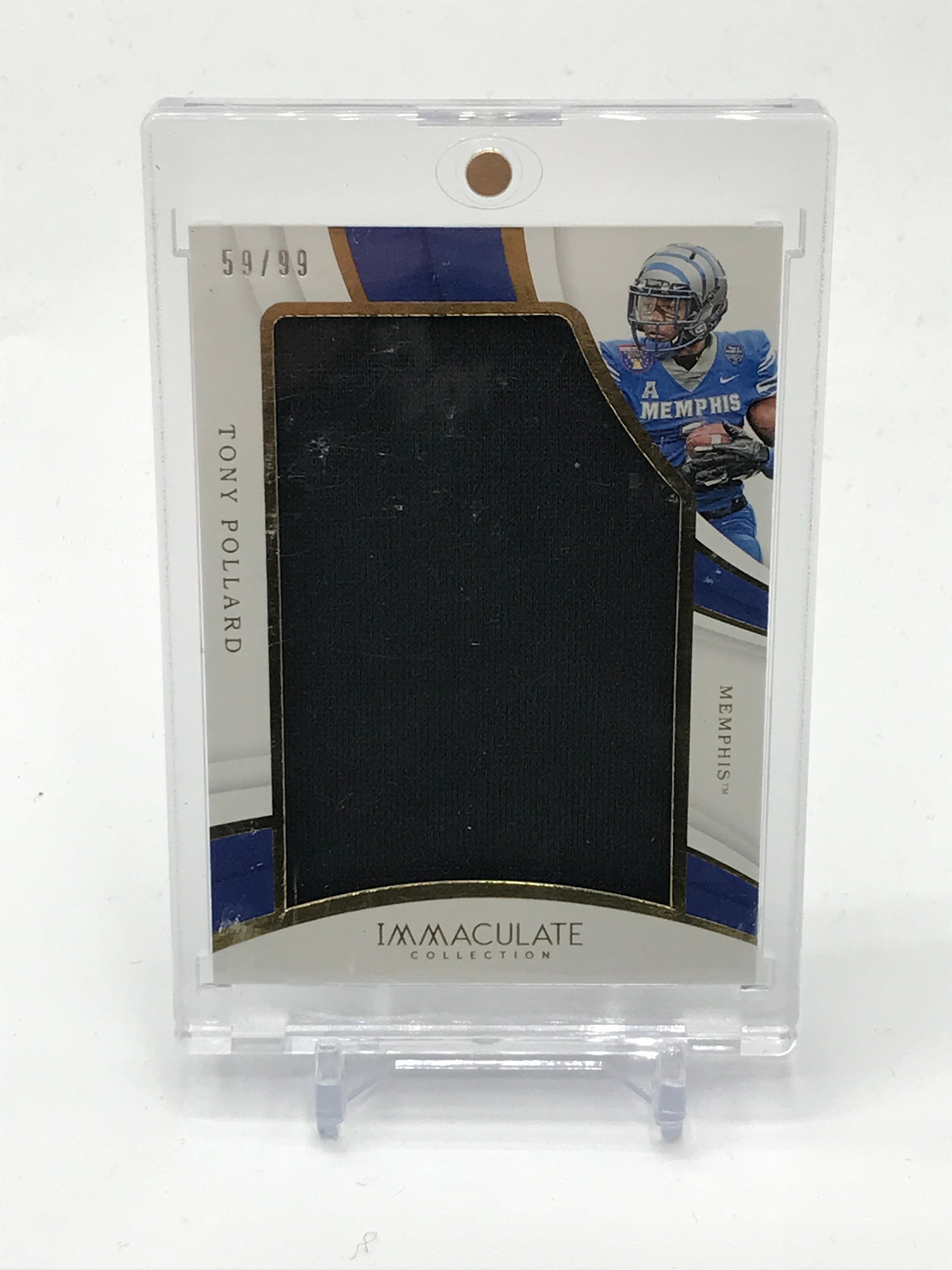 2019 PANINI IMMACULATE COLLECTION COLLEGIATE TONY POLLARD PATCH TRADING CARD 59/99: Prices are in Canadian dollars