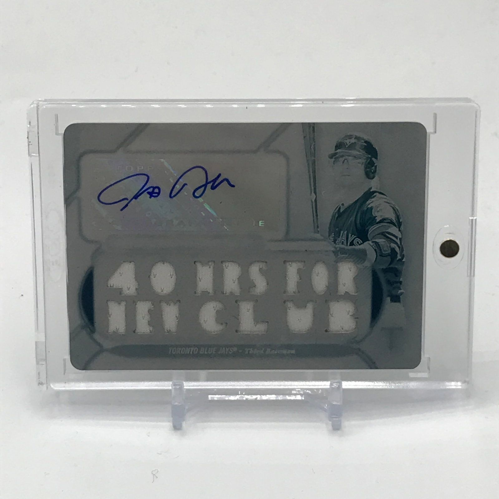 2017 TOPPS JOSH DONALDSON SIGNED PATCH PRINTING PLATE 1/1: Prices are in Canadian dollars