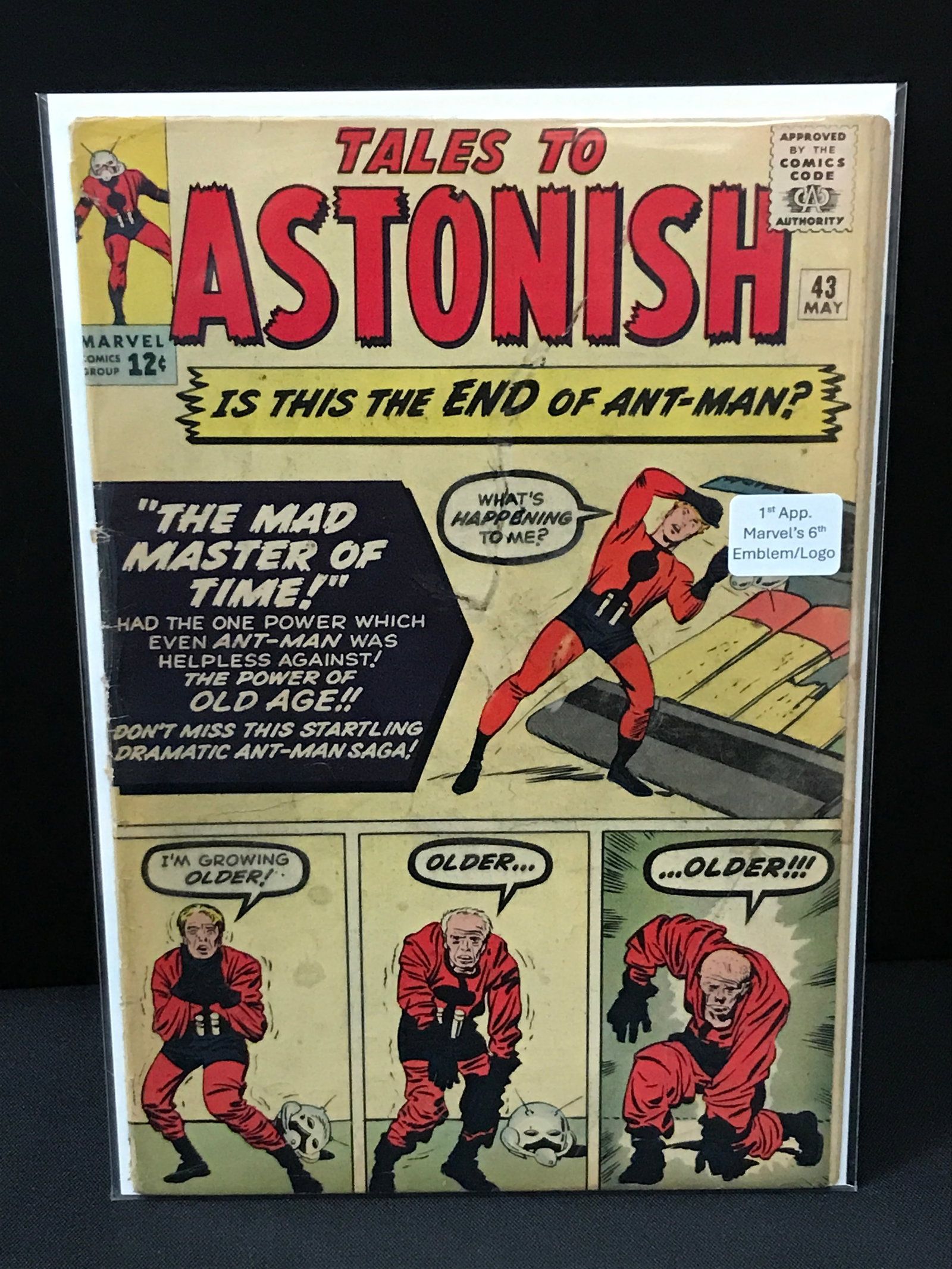 TALES TO ASTONISH #43 1ST APP MARVEL'S 6TH EMBLEM/LOGO - MARVEL COMICS: Prices are in Canadian dollars