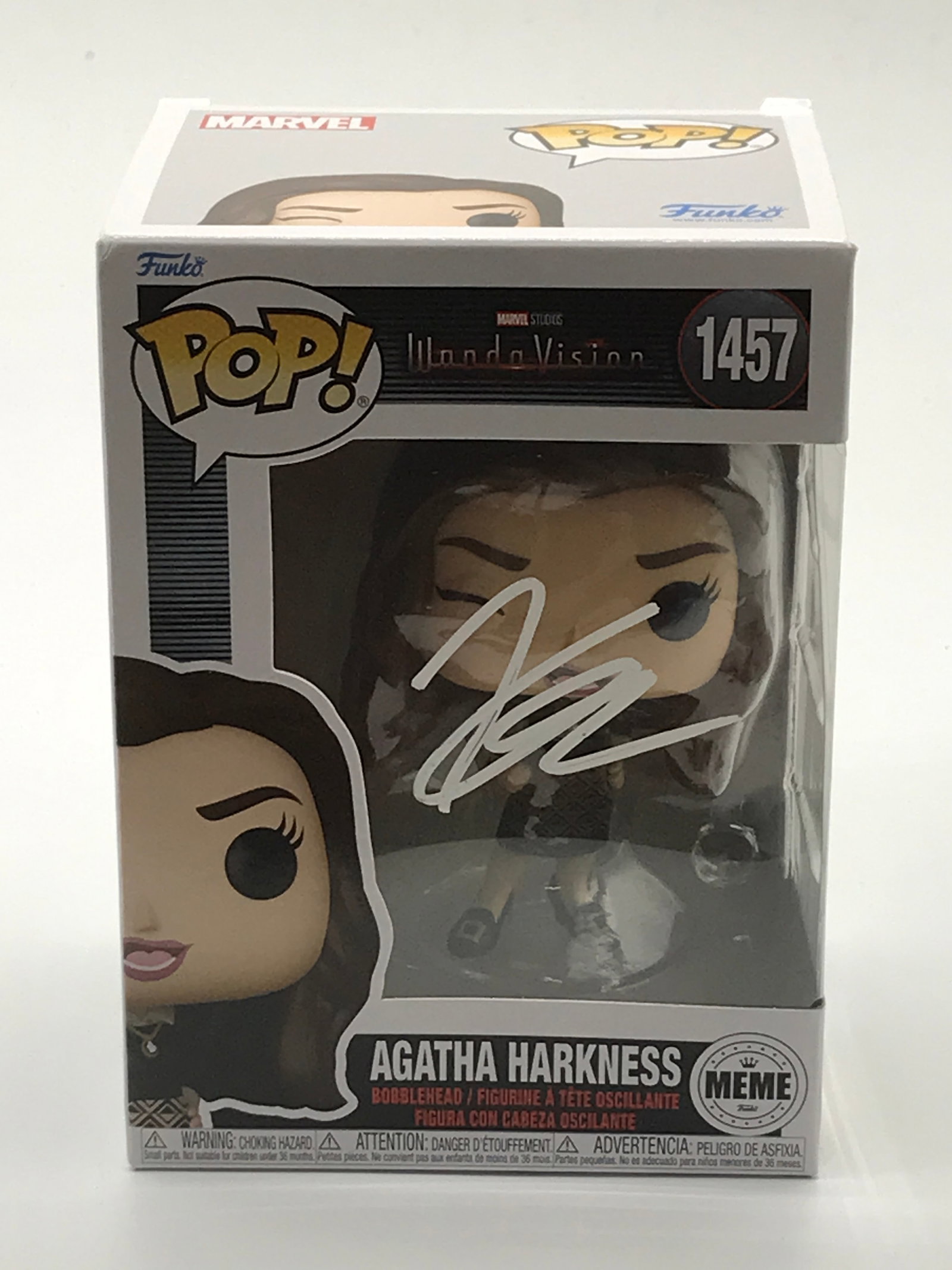 KATHRYN HAHN SIGNED AGATHA HARKNESS WANDAVISION FUNKO POP - KB COA: Prices are in Canadian dollars