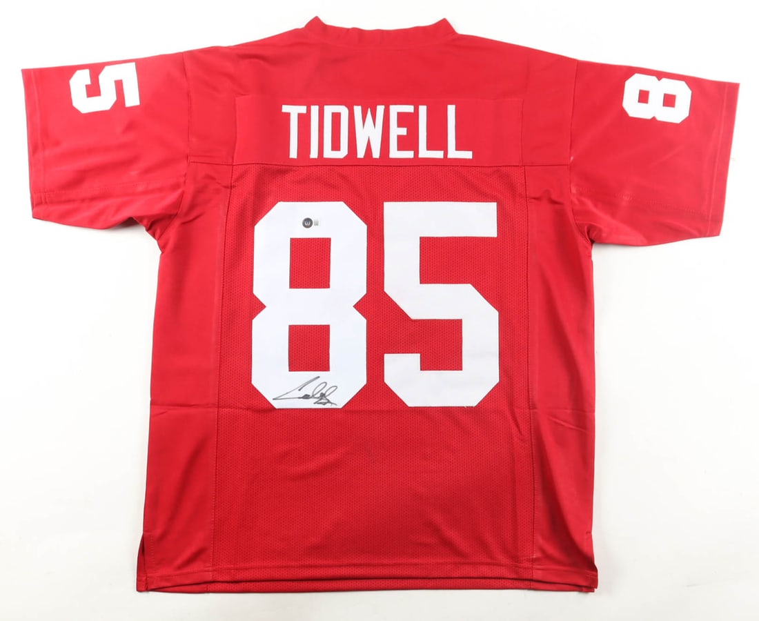 CUBA GOODING JR SIGNED TIDWELL FOOTBALL JERSEY - BECKETT COA: Prices are in Canadian dollars