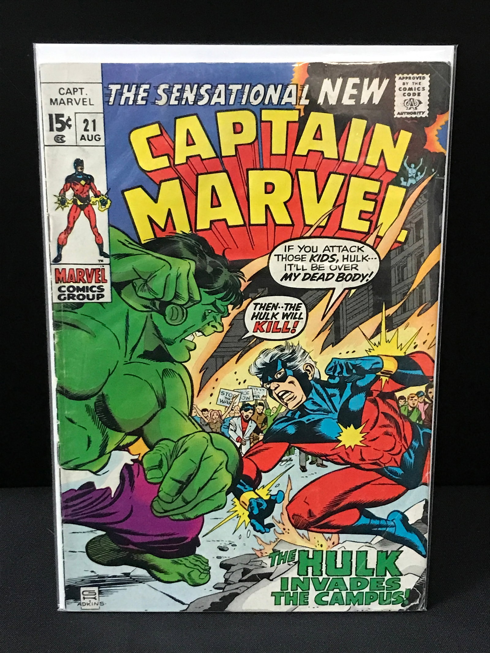 CAPTAIN MARVEL #21 - MARVEL COMICS (1 of 1)