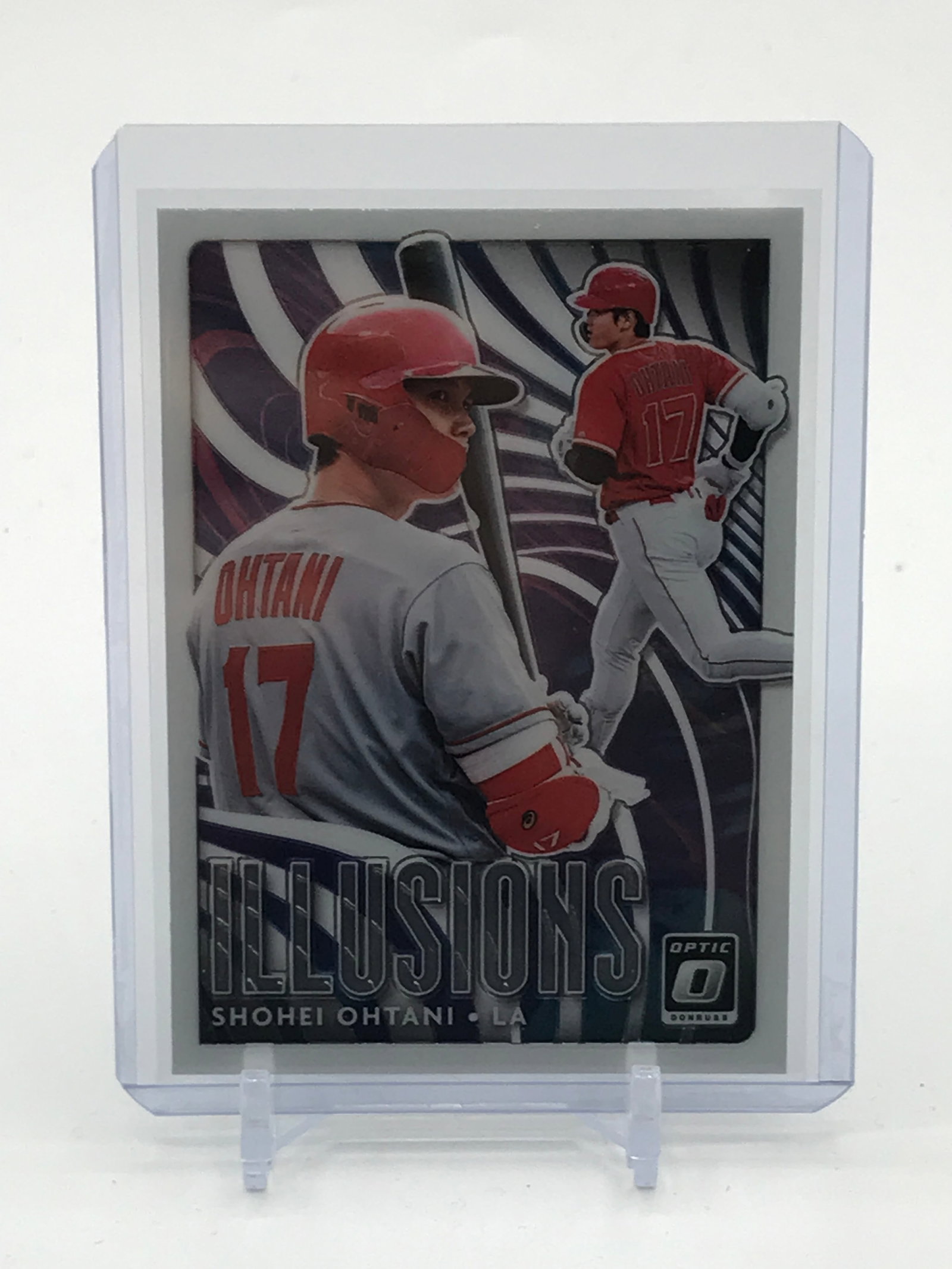 2020 PANINI DONRUSS OPTIC BASEBALL SHOHEI OHTANI ILLUSIONS TRADING CARD: Prices are in Canadian dollars