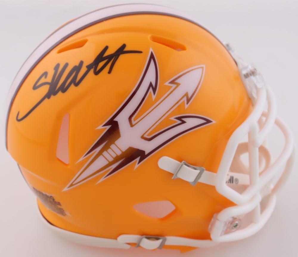 CAM SKATTEBO SIGNED ASU SUN DEVILS MINI HELMET - JSA COA: Prices are in Canadian dollars