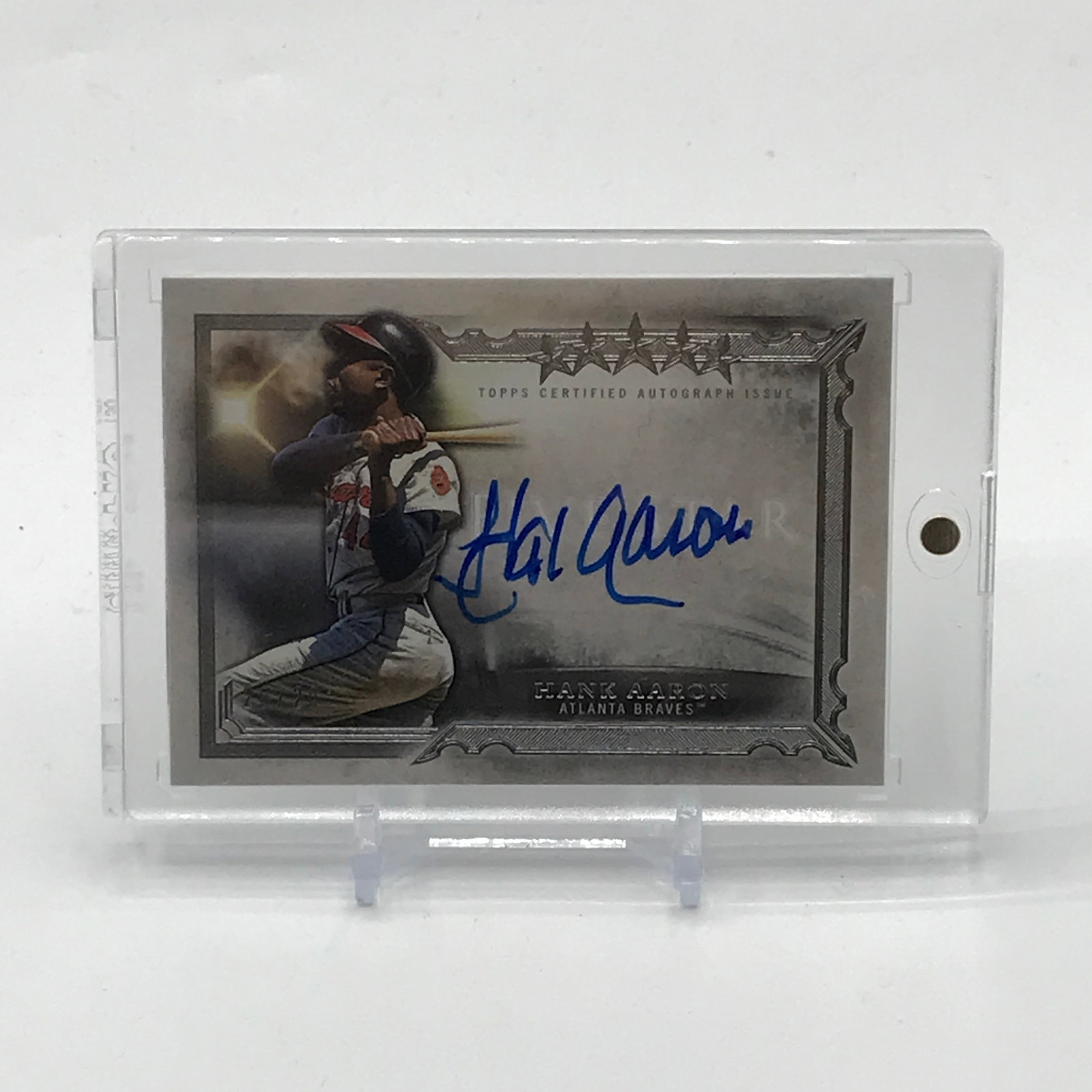 2020 TOPPS 5 STAR HANK AARON SIGNED TRADING CARD 19/20: Prices are in Canadian dollars