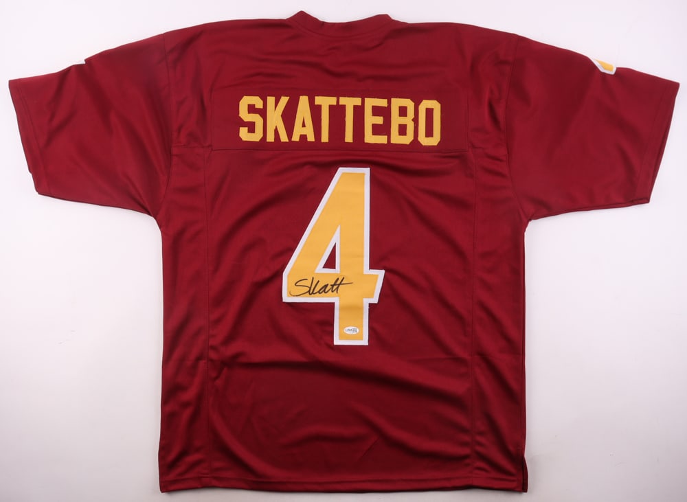 CAM SKATTEBO SIGNED JERSEY - JSA COA: Prices are in Canadian dollars