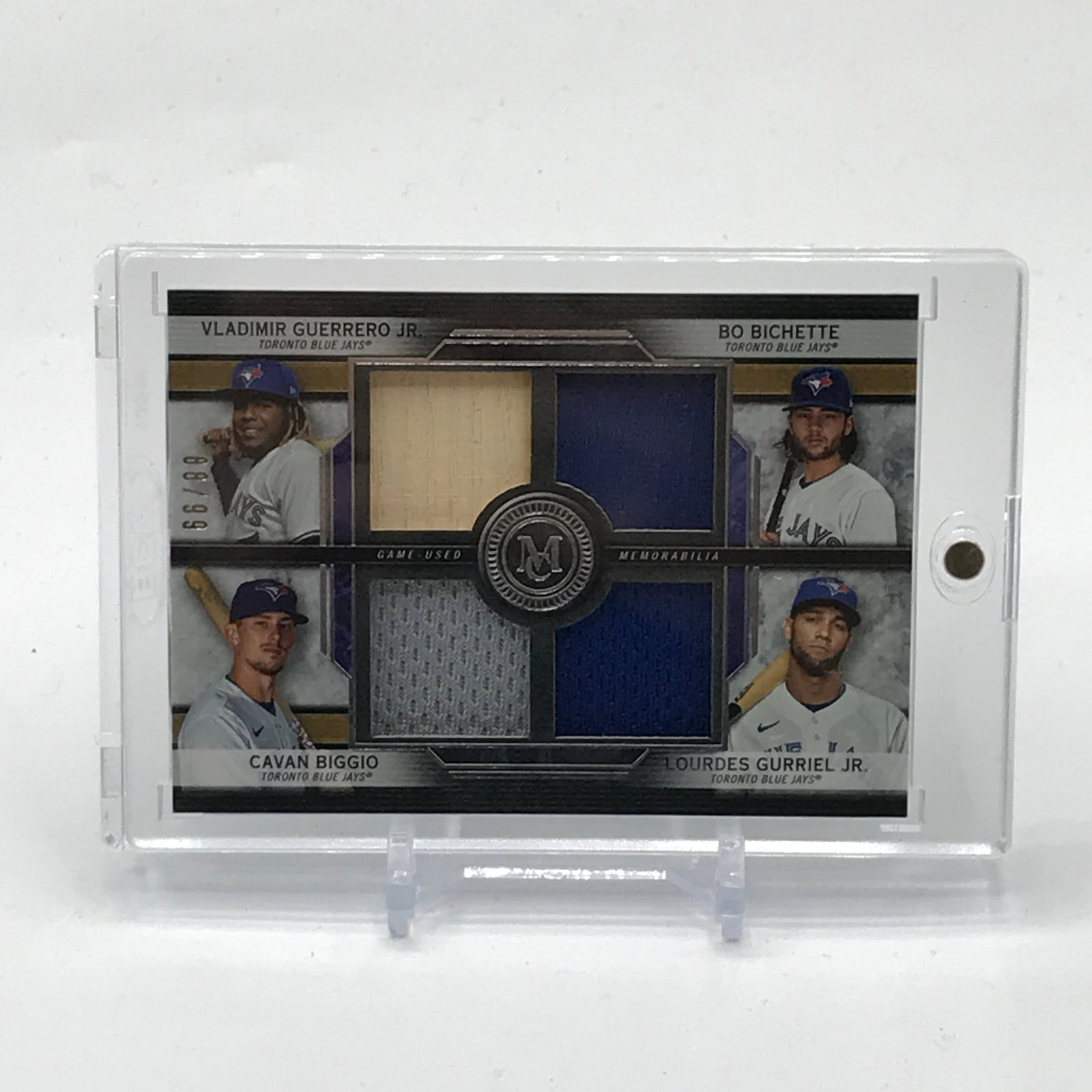 2020 TOPPS MUSEUM COLLECTION BASEBALL QUAD RELIC (GUERRERO,BICHETTE,...) 88/99: Prices are in Canadian dollars