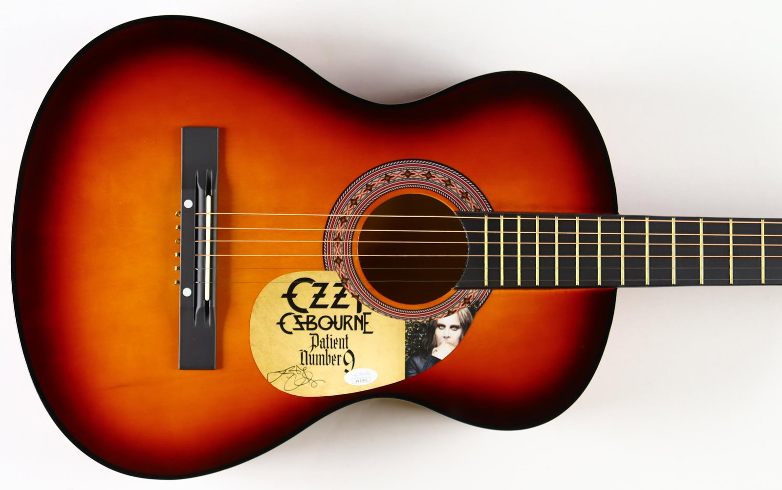 OZZY OSBOURNE SIGNED ACOUSTIC GUITAR (JSA COA) (1 of 3)