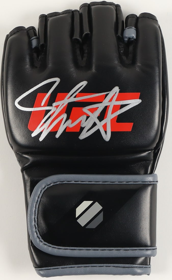 ISRAEL ADESANYA SIGNED UFC GLOVE (BECKETT COA): Prices are in Canadian dollars