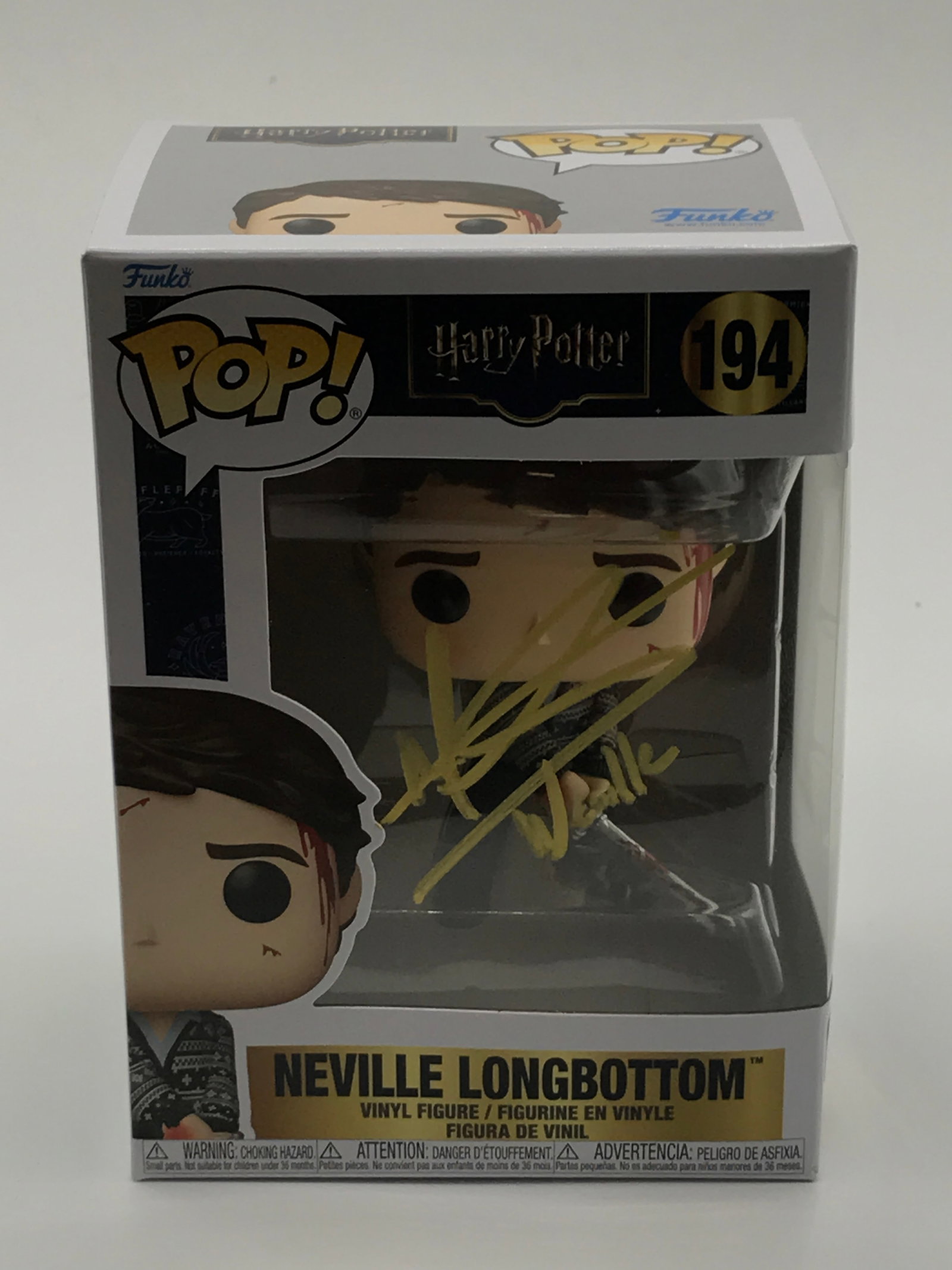 MATTHEW LEWIS SIGNED NEVILLE LONGBOTTOM HARRY POTTER FUNKO POP - WWOC COA: Prices are in Canadian dollars