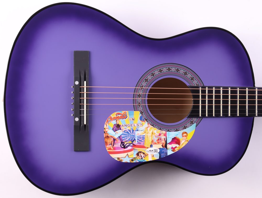 ELTON JOHN SIGNED ACOUSTIC GUITAR (JSA COA) (1 of 3)