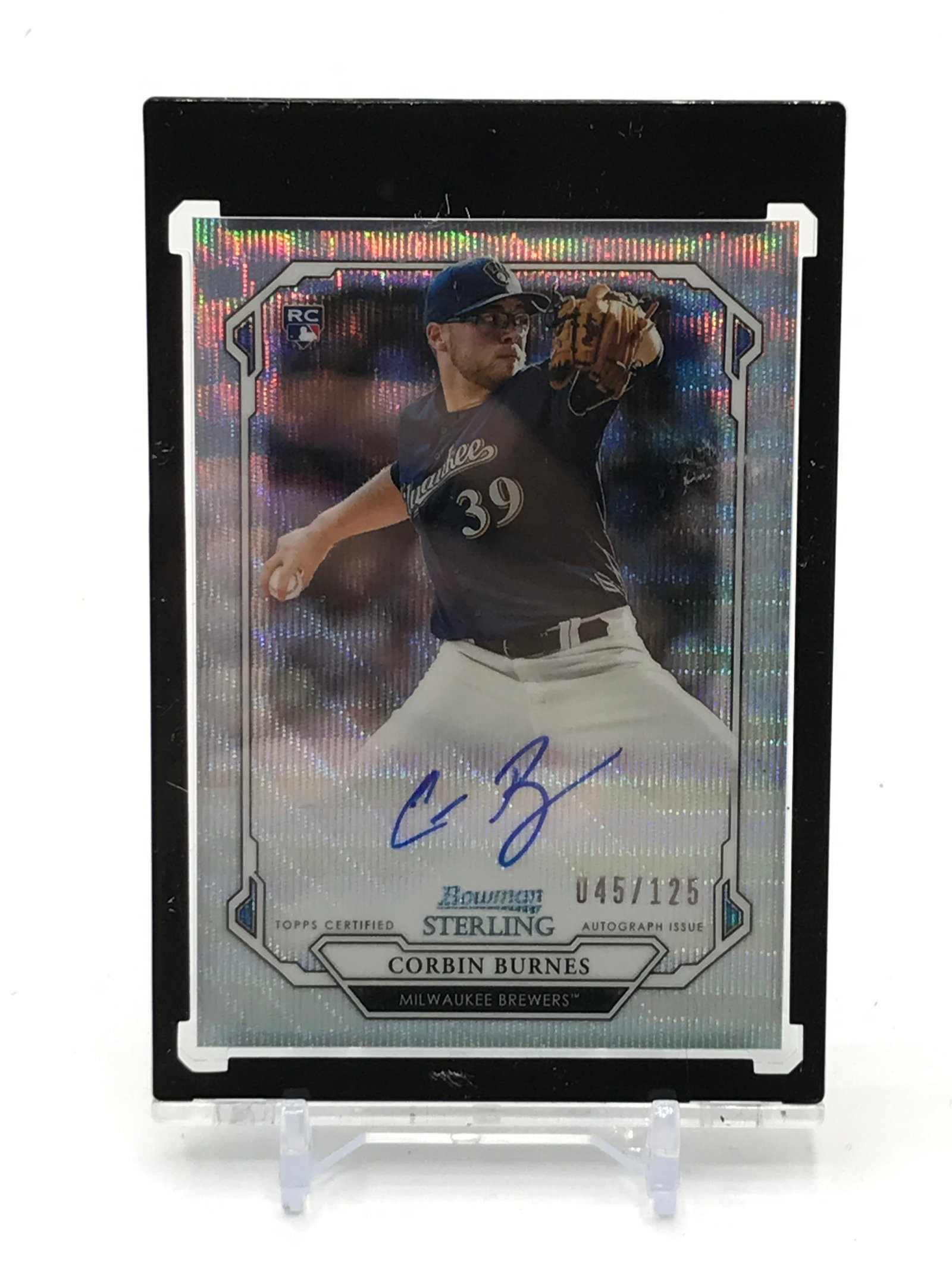 2019 TOPPS BOWMAN STERLING CORBIN BURNES SIGNED TRADING CARD 45/125: Prices are in Canadian dollars