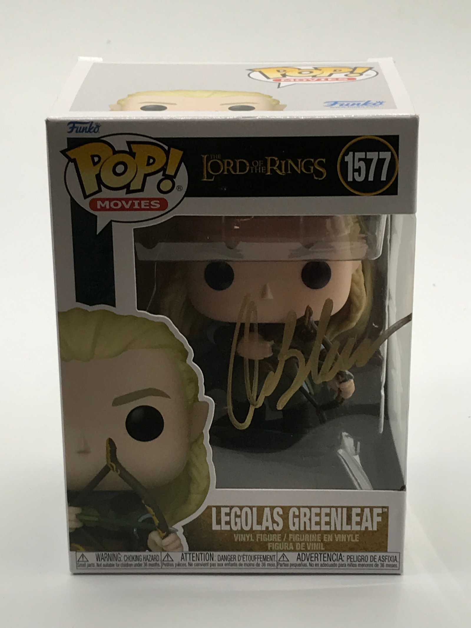 ORLANDO BLOOM SIGNED LEGOLAS LORD OF THE RINGS FUNKO POP - WWOC COA: Prices are in Canadian dollars