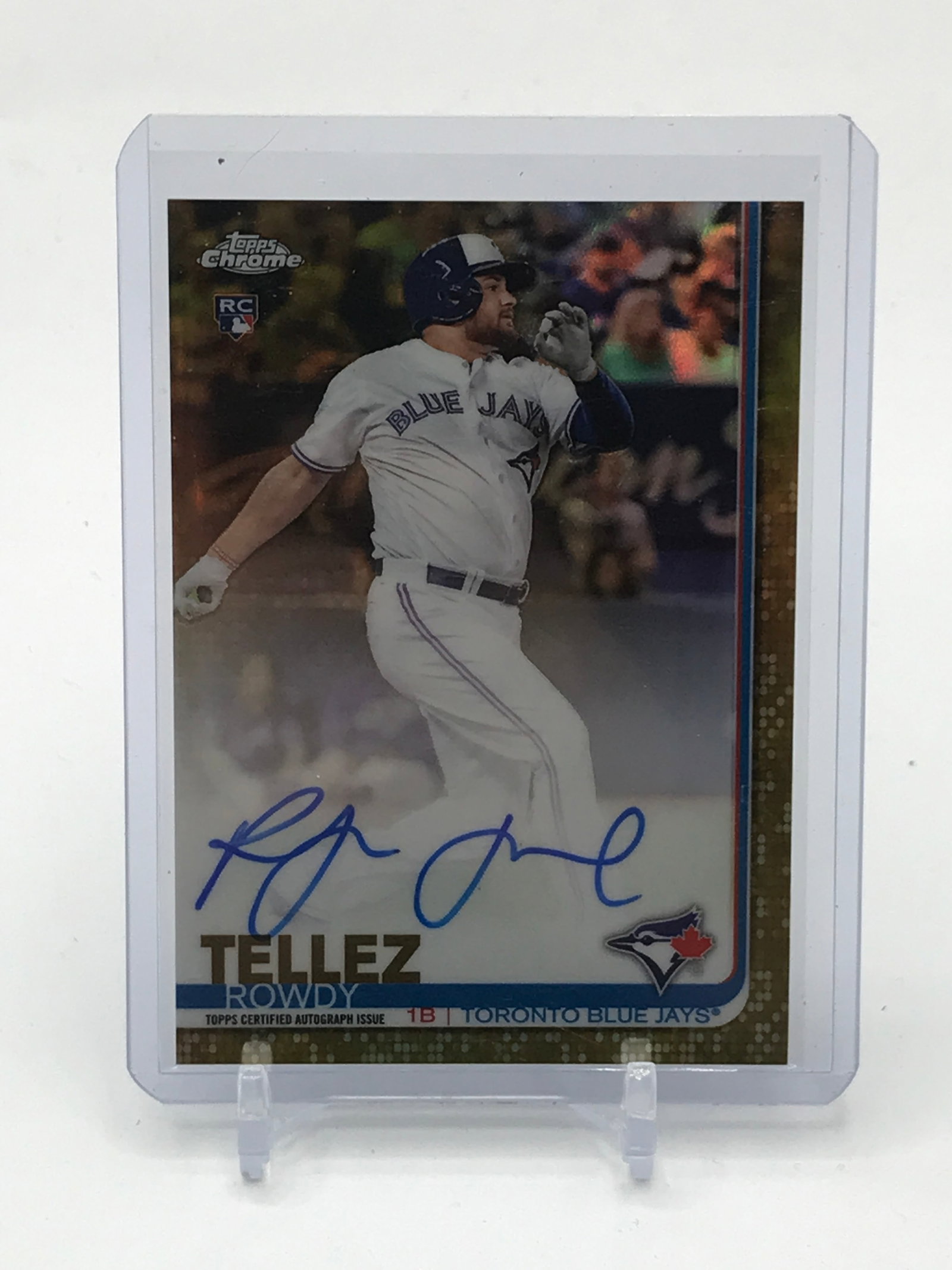 2010 TOPPS ROWDY TELLEZ SIGNED ROOKIE TRADING CARD 01/50: Prices are in Canadian dollars