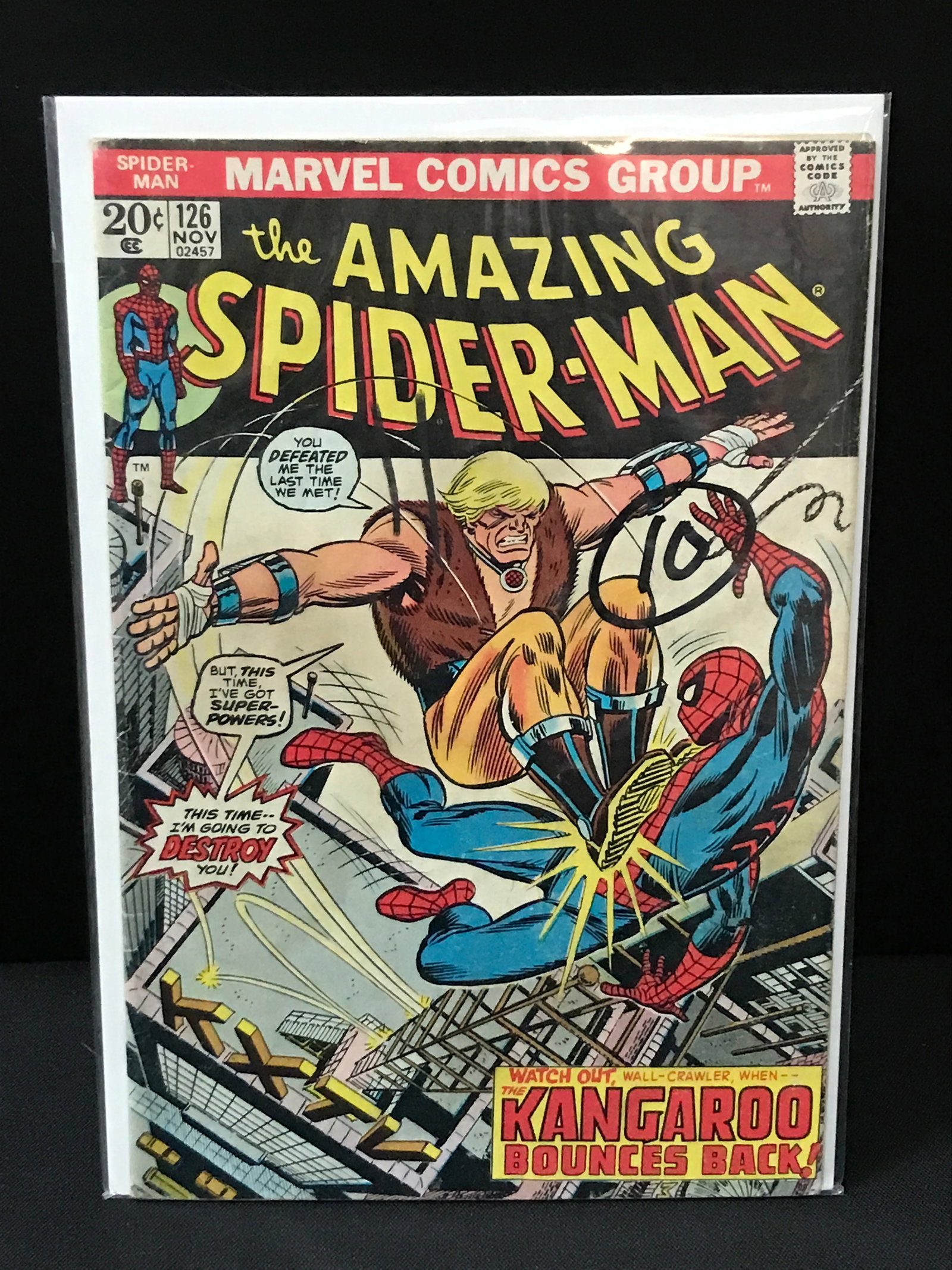 THE AMAZING SPIDERMAN #126 - MARVEL COMICS (1 of 1)