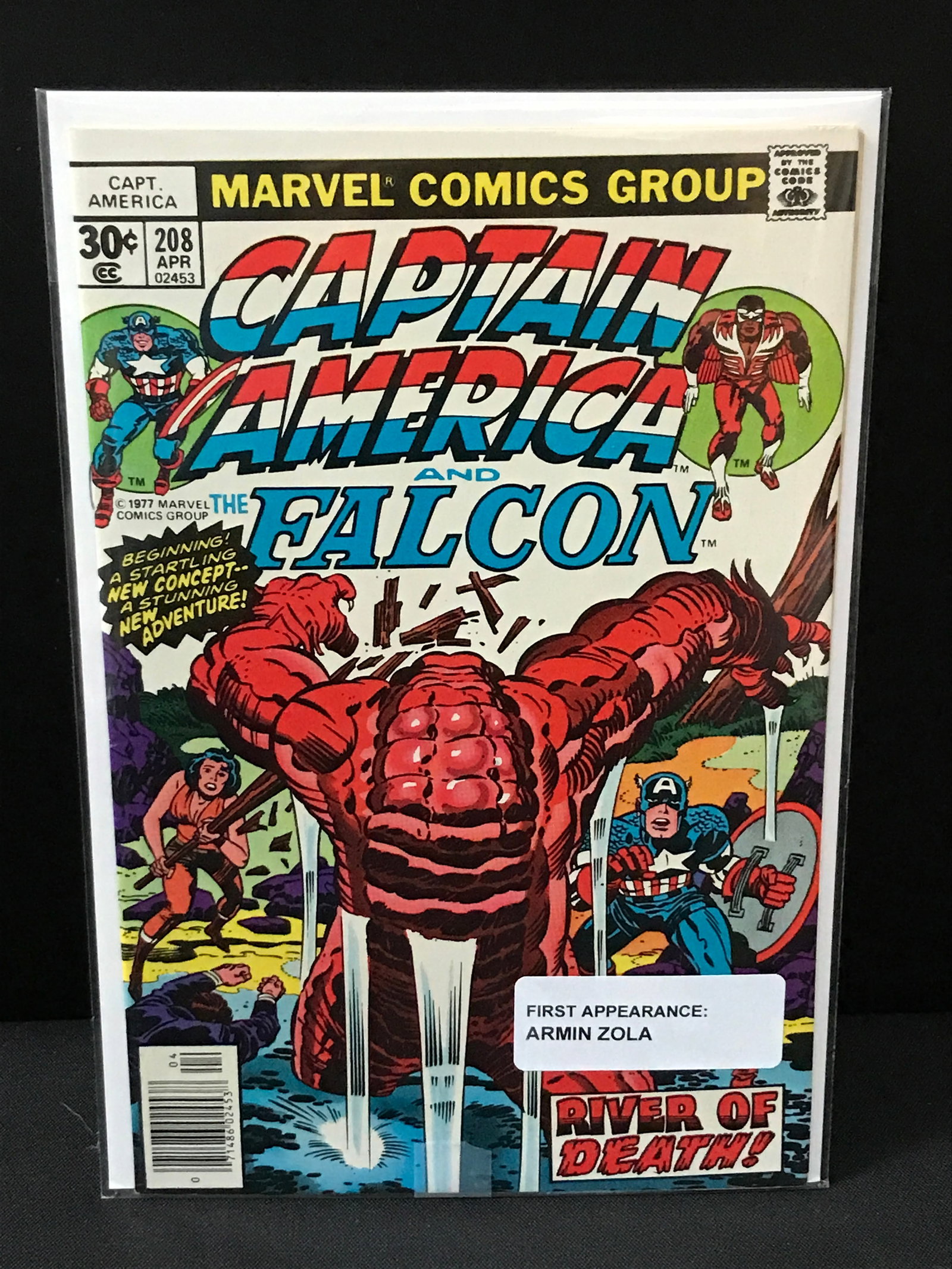 CAPTAIN AMERICA AND FALCON #208 1ST APP ARMIN ZOLA - MARVEL COMICS: Prices are in Canadian dollars