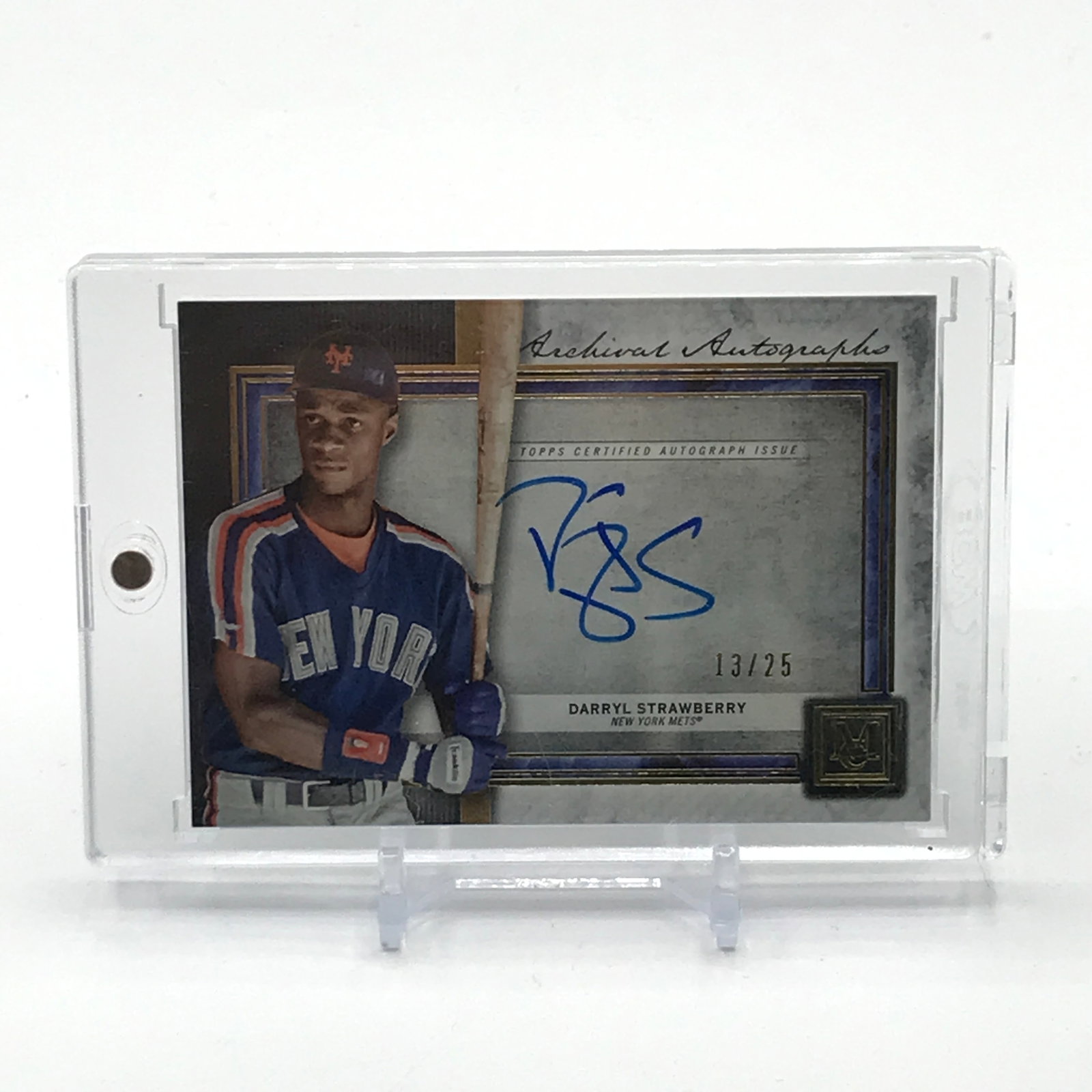 2020 TOPPS MUSEUM COLLECTION DARRYL STRAWBERRY SIGNED TRADING CARD 13/25: Prices are in Canadian dollars